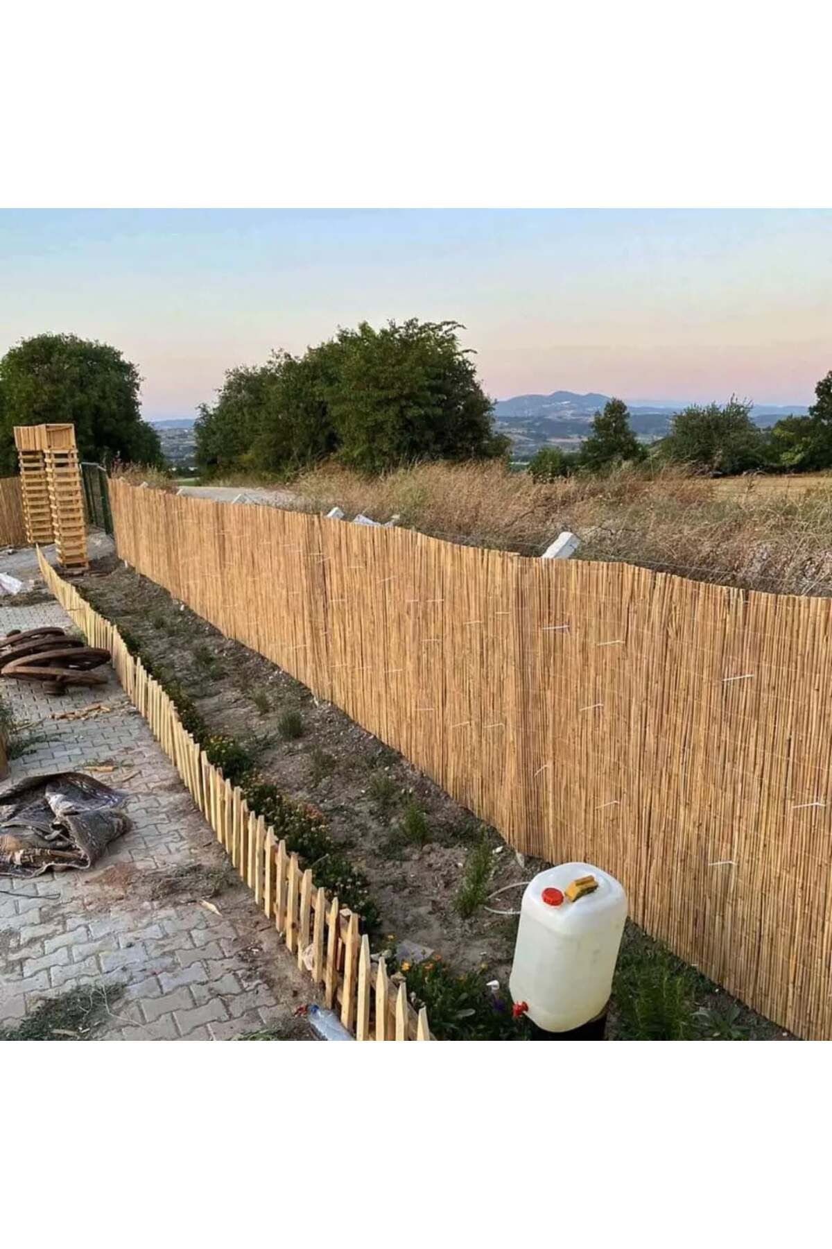 HASIRCIEMMİ DOĞAL KAMIŞ HASIR GÖLGELİK 60CM X 1M