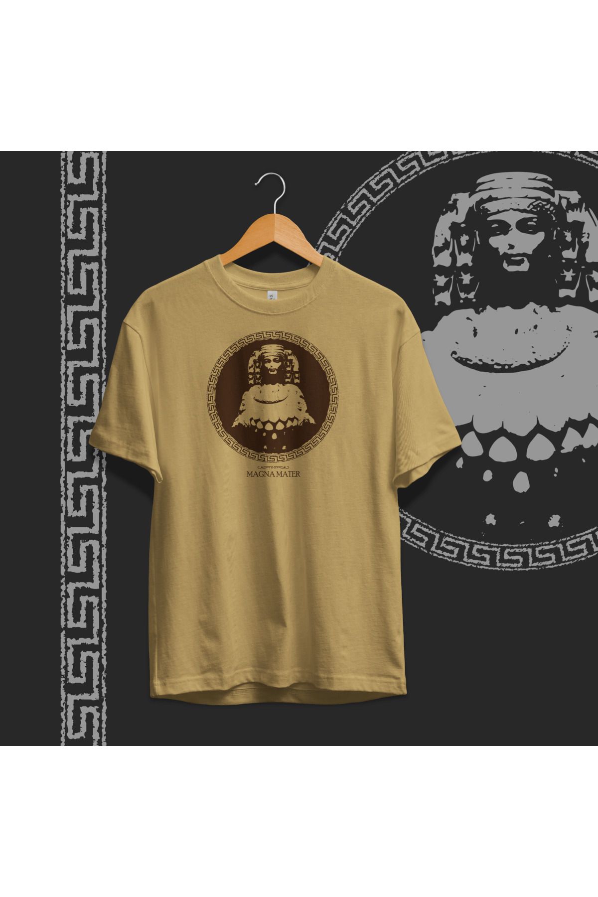 Hystoric Wear Efes Artemis'i Baskılı Basic T-shirt