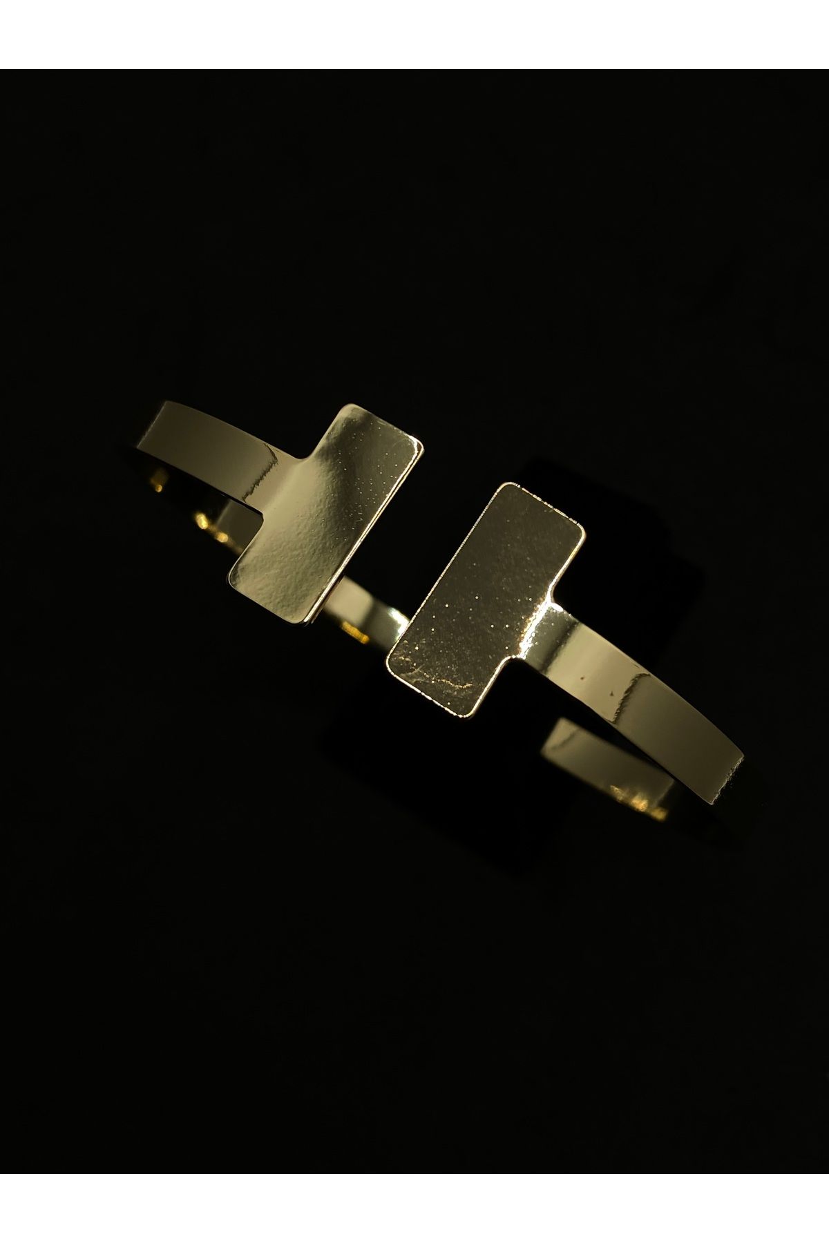Jiji Jewelery Tiff Co T Model Altın Renk Paslanmaz Çelik Pazu Bilekliği