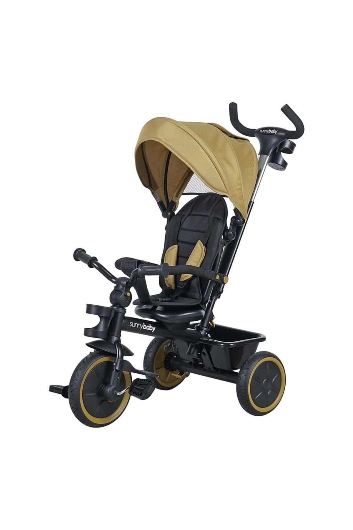 CMT Sunny Baby Safari 6in1 3 Tekerlekli Çocuk Bisikleti Hardal