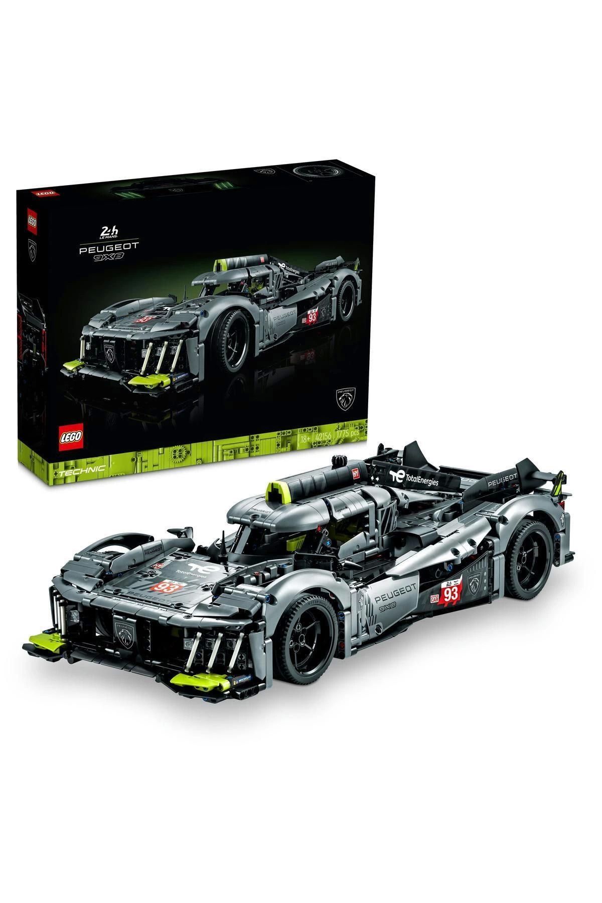 MELFSHOP Technic PEUGEOT 9X8 24H Le Mans Hybrid Hypercar 42156 - 18+ Model Yapım Seti (1775 Pr)