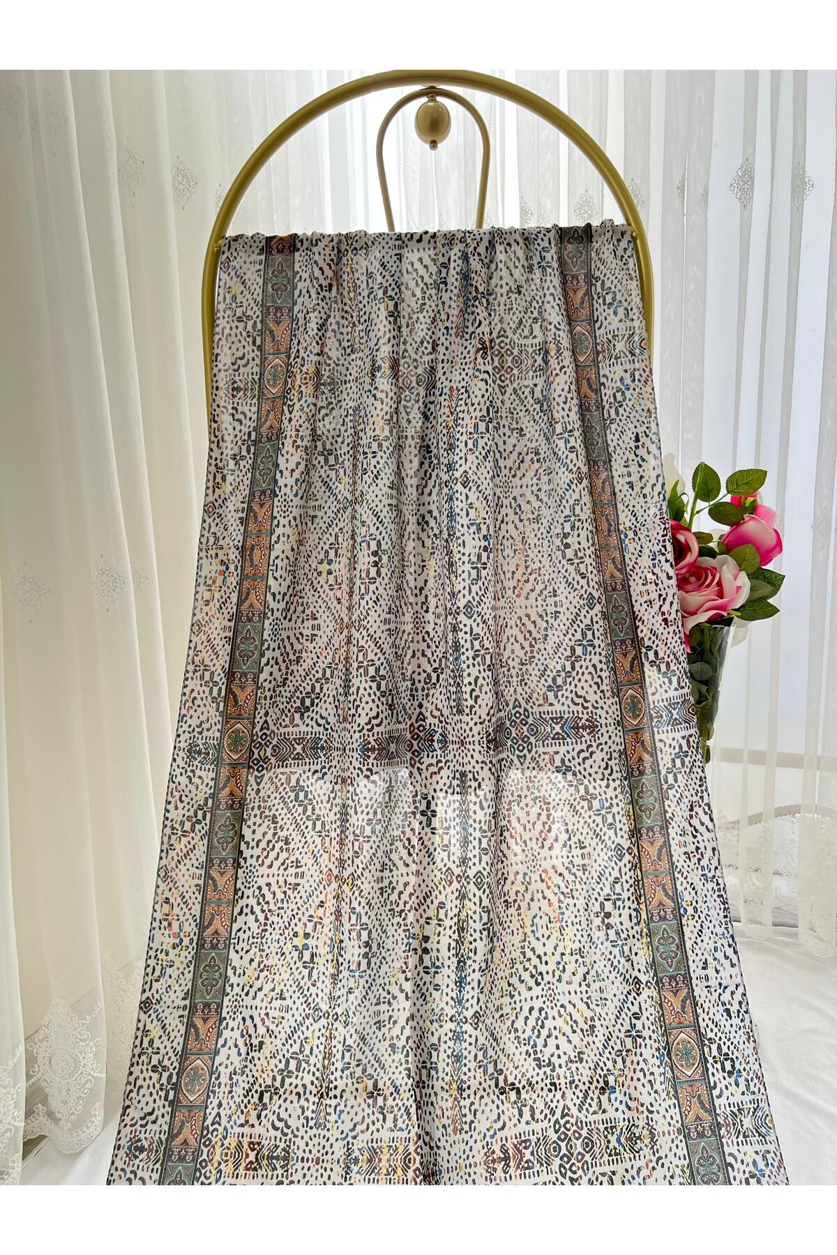 Shawl Passion Retro Desen Pamuk Şal
