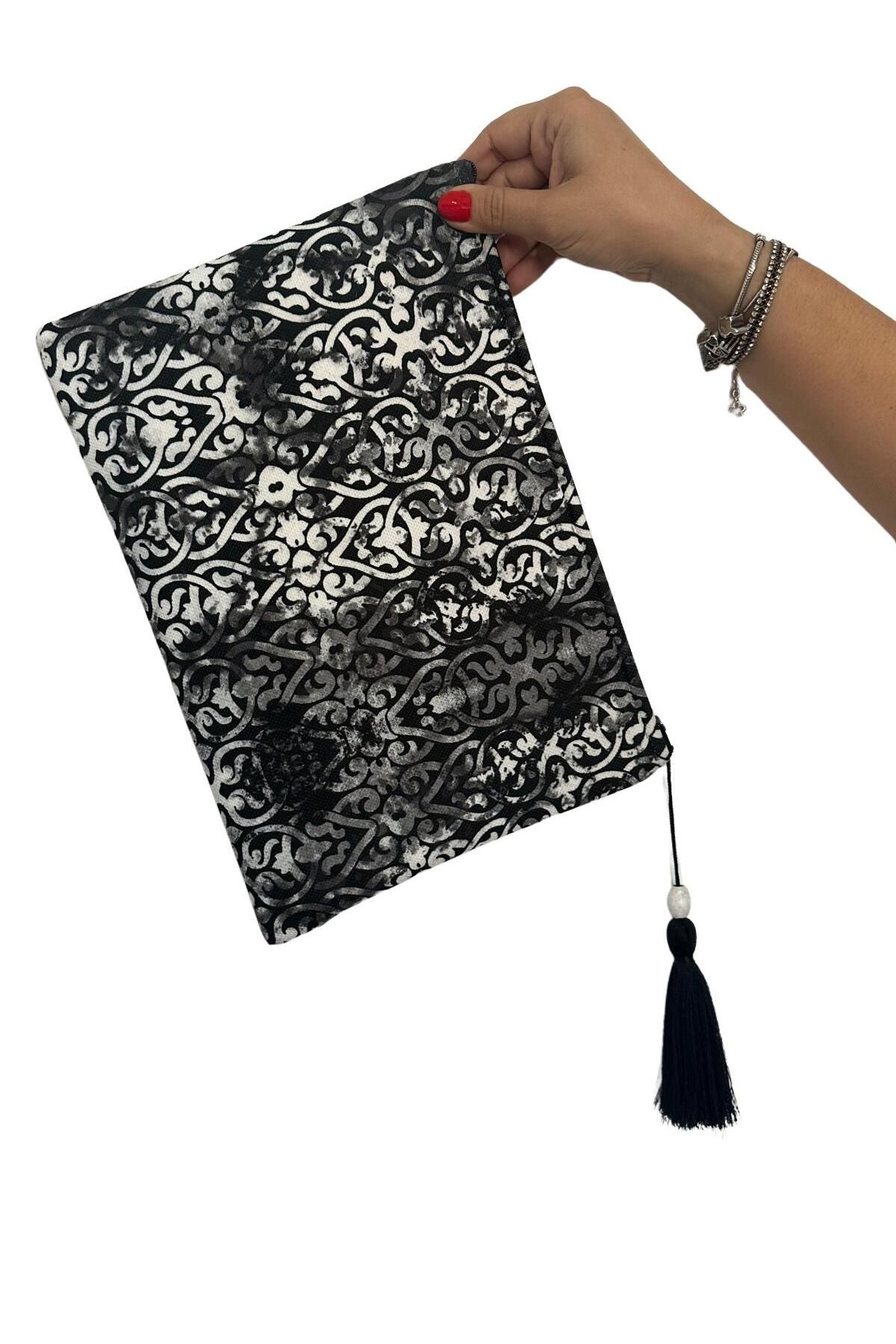 Papet Butik Fermuarlı Bez El Çantası