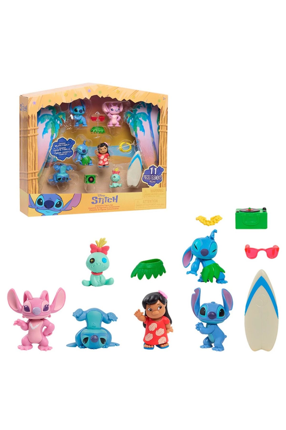 NW NessiWorld Nessiworld Stitch Movie 6'lı Mini Figür Set