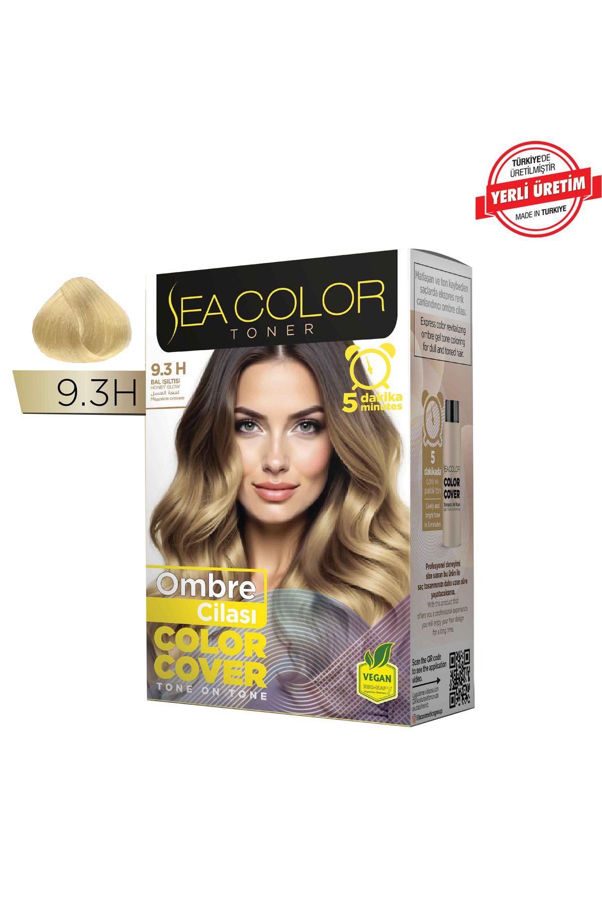 Sea Color TONER Ombre Cilası Tonlayıcı Saç Jel Boyası Color Cover 4 HARİKA RENK