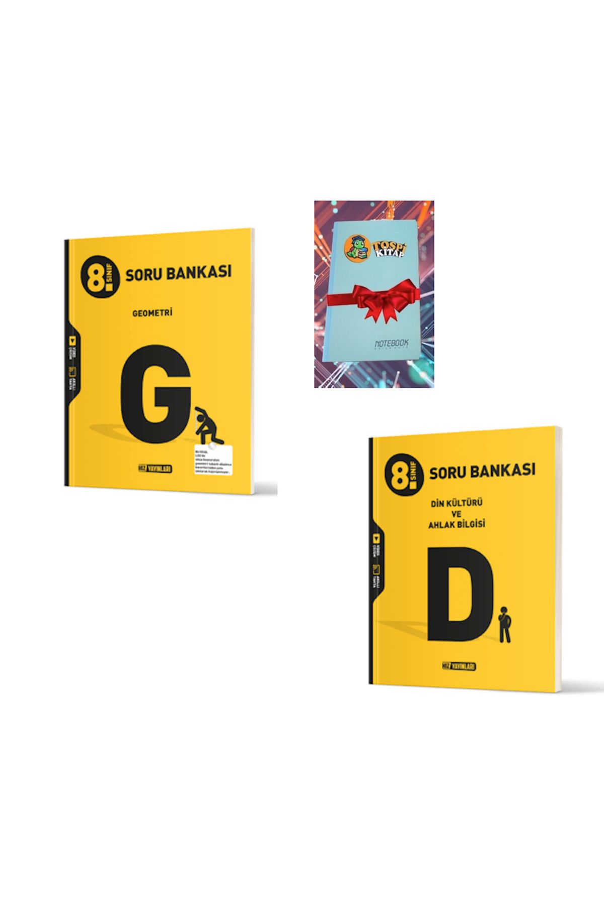 Karma Kitaplar 8. Sınıf GEOMETRİ + DİN KÜLTÜRÜ Soru BankasI ( NOT DEFTERİ HEDİYE)