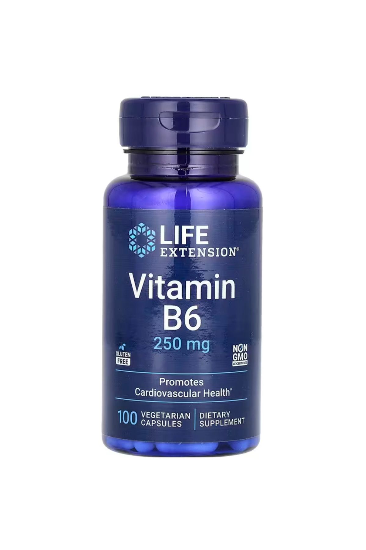 Life Extension , Vitamin B6, 250 mg, 100 Vegetarian Capsules