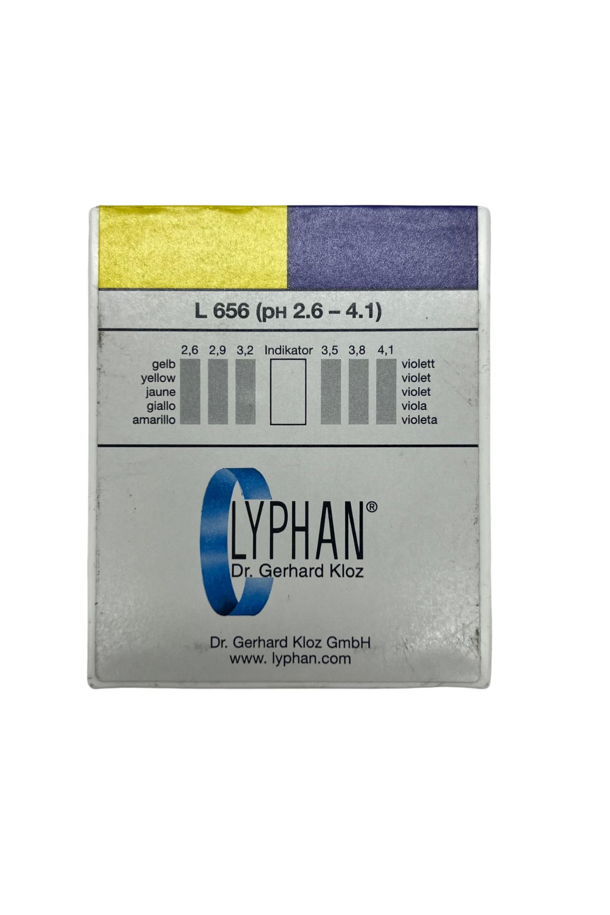 LYPHAN Ph Kağıdı 2.6- 4.1 Test Şeritleri