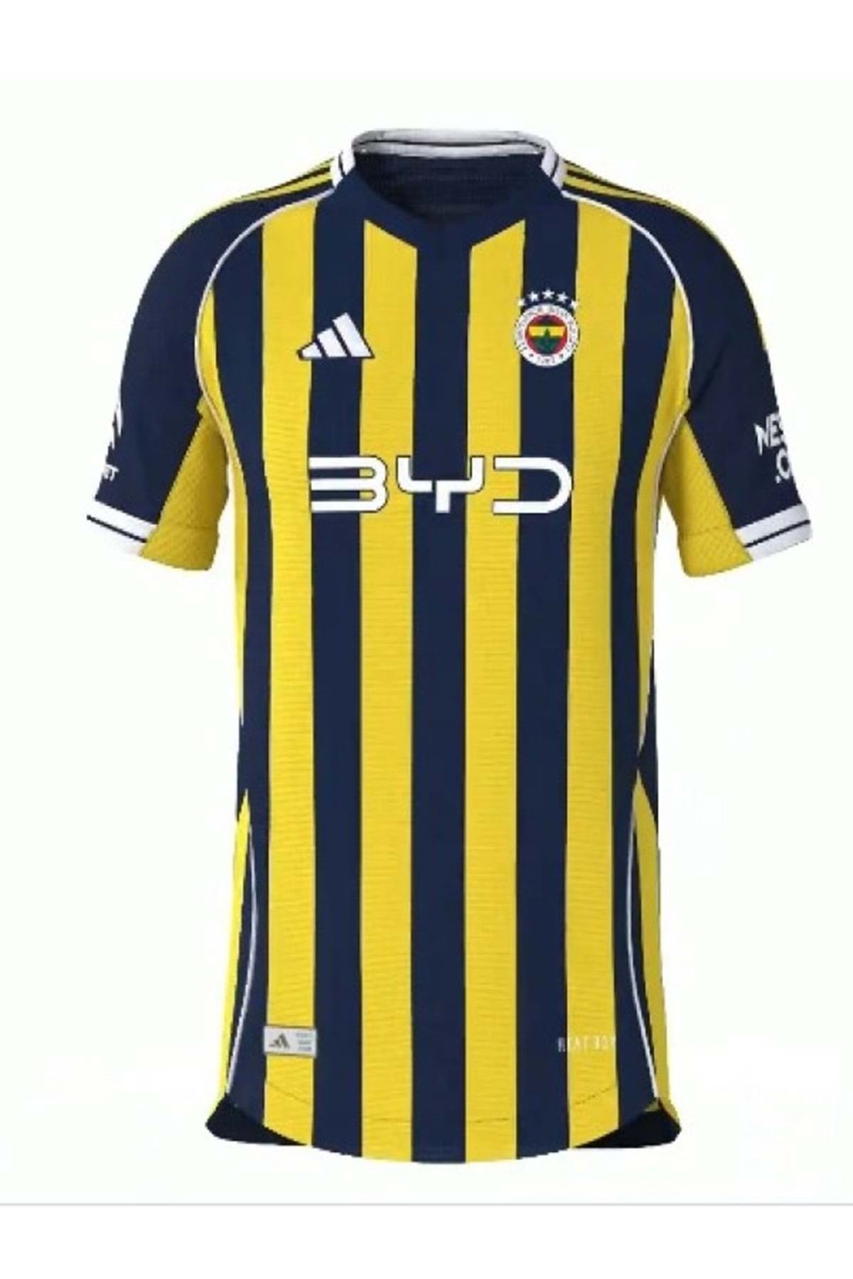 Puma Fenerbahçe F01288 Çocuk İç Saha Çubuklu Forma 2025-2026 - Fenerbahçe - Sarı - ST01288-Sarı-152