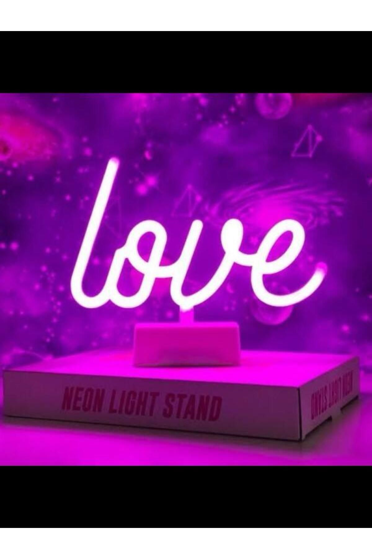 Home DEKORATİF LOVE NEON LAMBA LED IŞIKLI USB'Lİ PİLLİ DEKORATİF GECE LAMBASI
