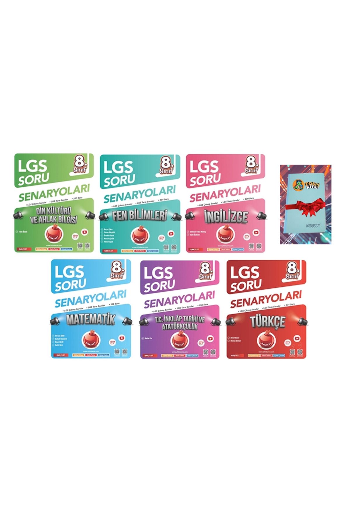 Nartest Yayınları 8. Sınıf Lgs Soru Senaryoları FULLL SETTTT ( NOT DEFTERİ HEDİYE)