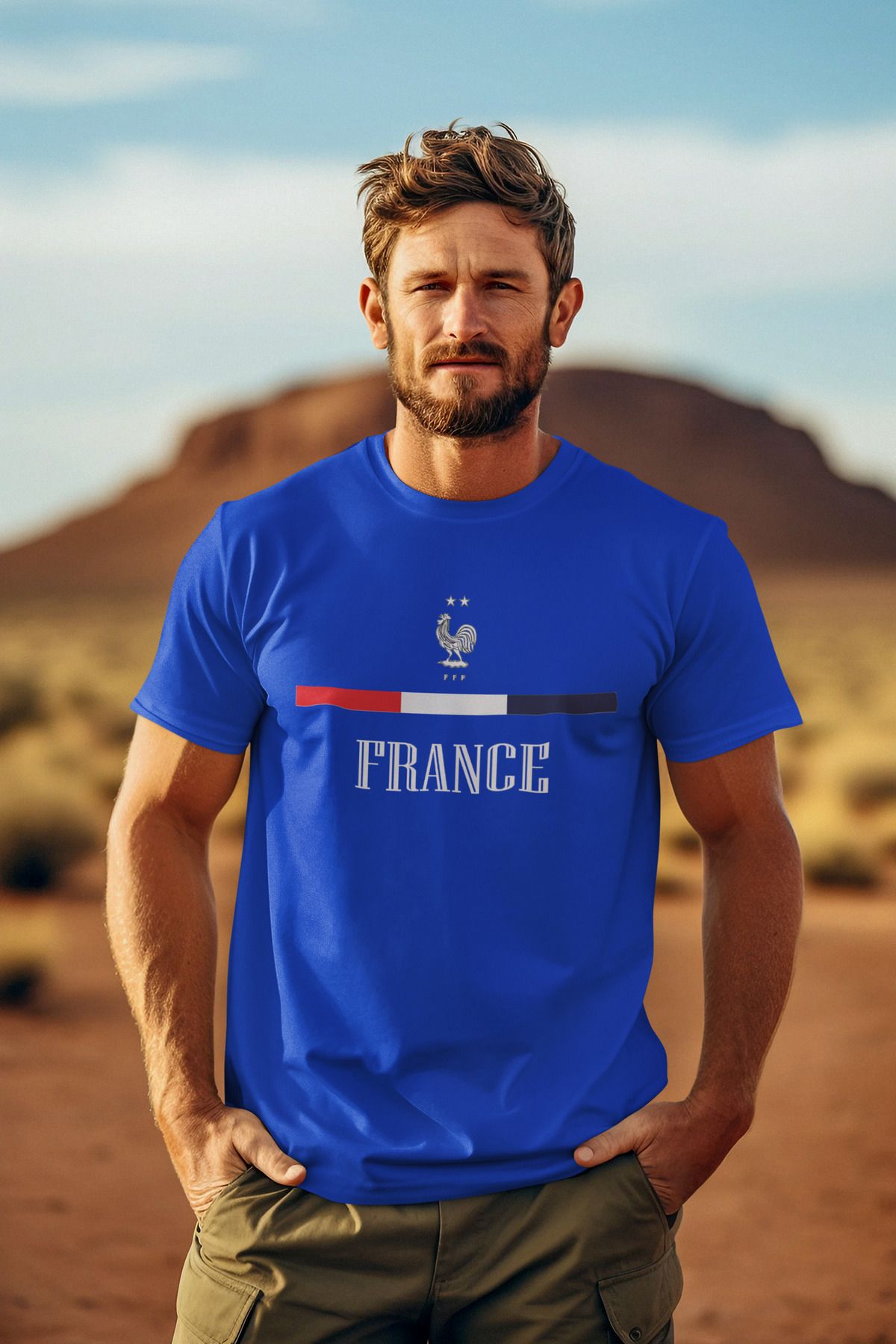 Biy Store Fransa milli takım forma baskılı unisex kısa kollu kadın erkek tişört t-shirt