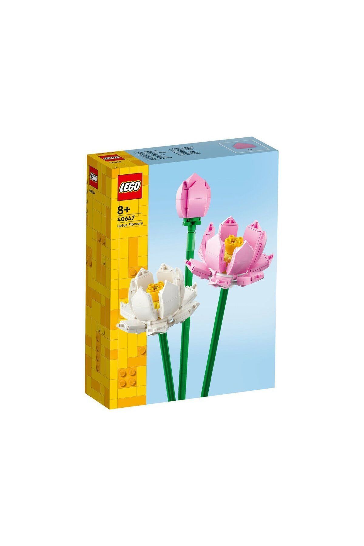 Easy Tedarik 40647 LEGO® iconic Botanical Collection Lotus Çiçekleri 220 parça +8 yaş