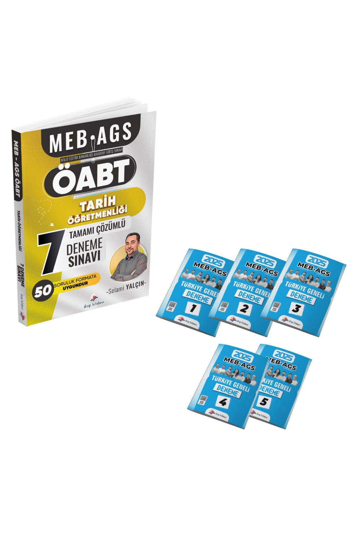 Dizgi Kitap 2025 Öabt Tarih Öğretmenliği 7 Deneme ve AGS Türkiye Geneli 5 Deneme Seti