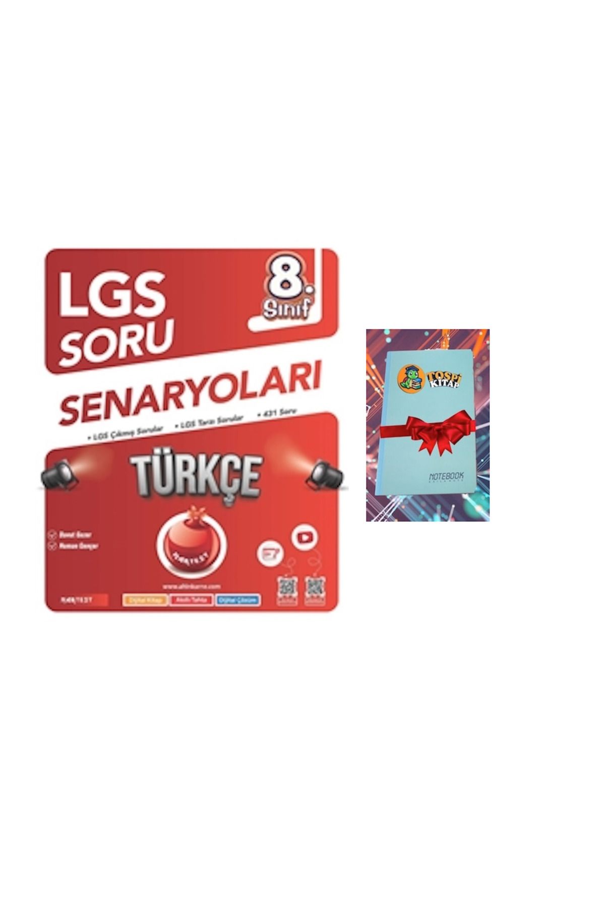 Nartest Yayınları 8. Sınıf Lgs Soru Senaryoları TÜRKÇE ( NOT DEFTERİ HEDİYE)