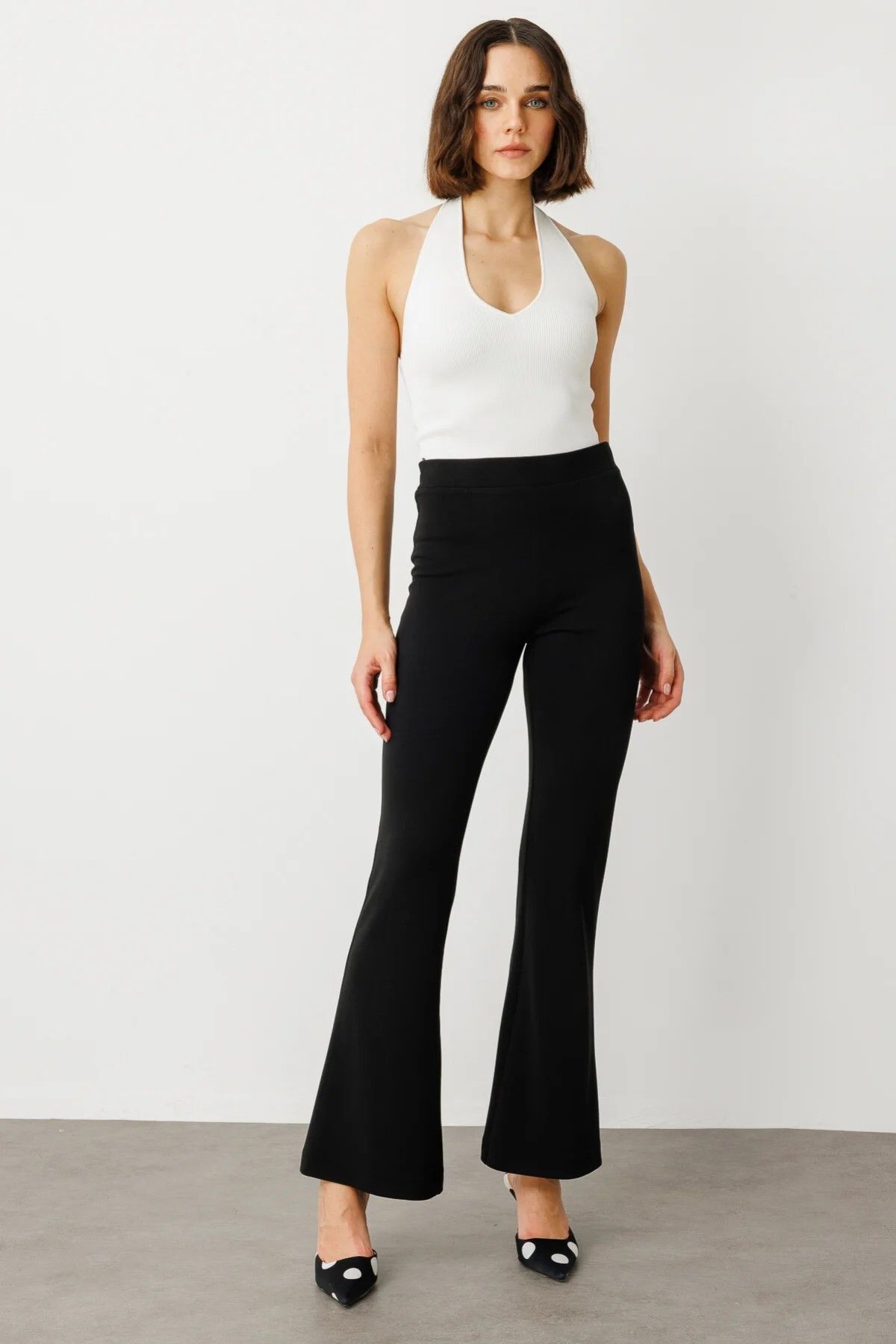 ON TRİKO Fitilli İspanyol Paça Pantolon 54166-25