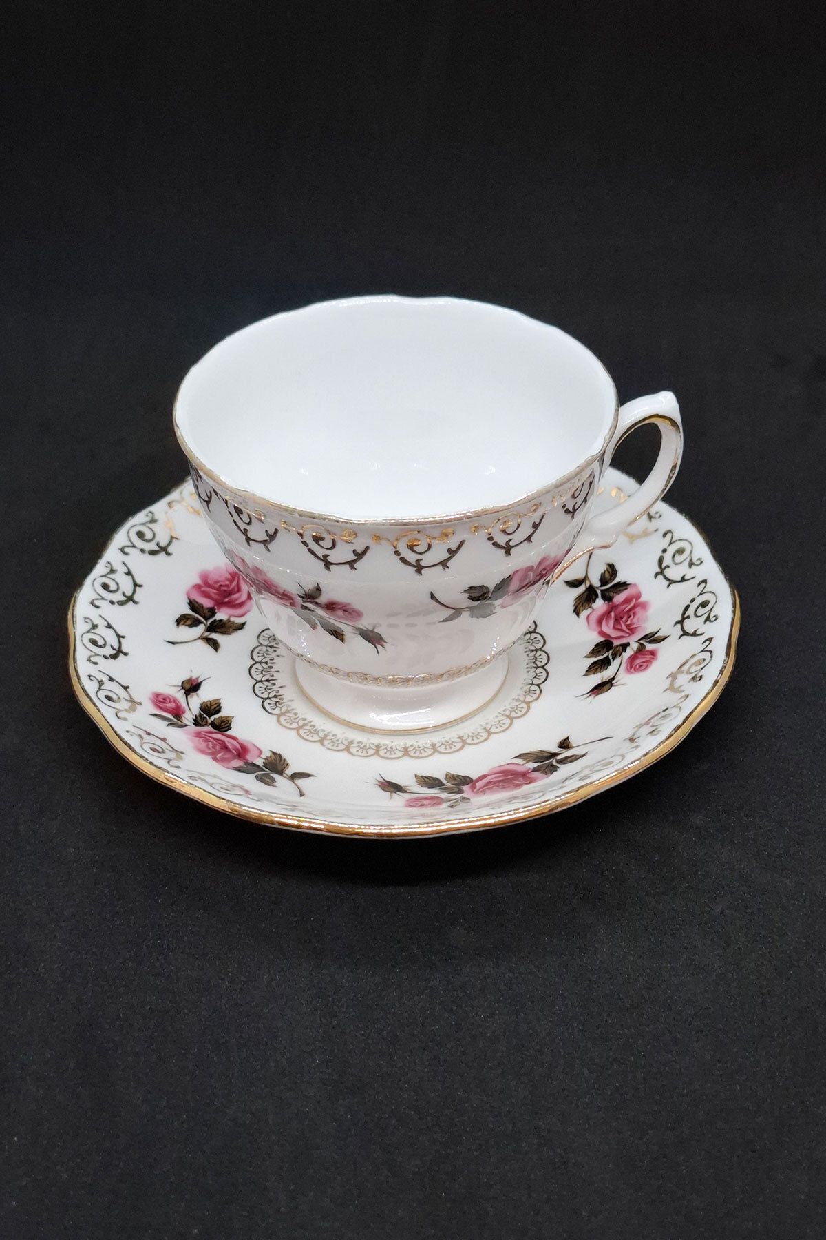 ABBETC Colclough Bone China England Antika Çay Fincanı 150 ml
