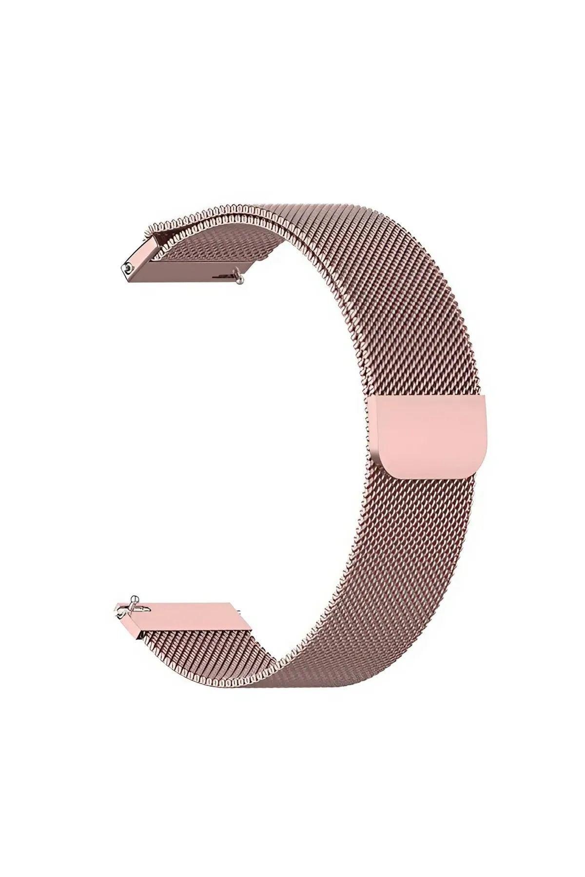 Novatis Redmi Watch 5 Active / Redmi Watch 5 Lite Uyumlu Metal Hasır Örgü Paslanmaz Mıknatıslı Kordon