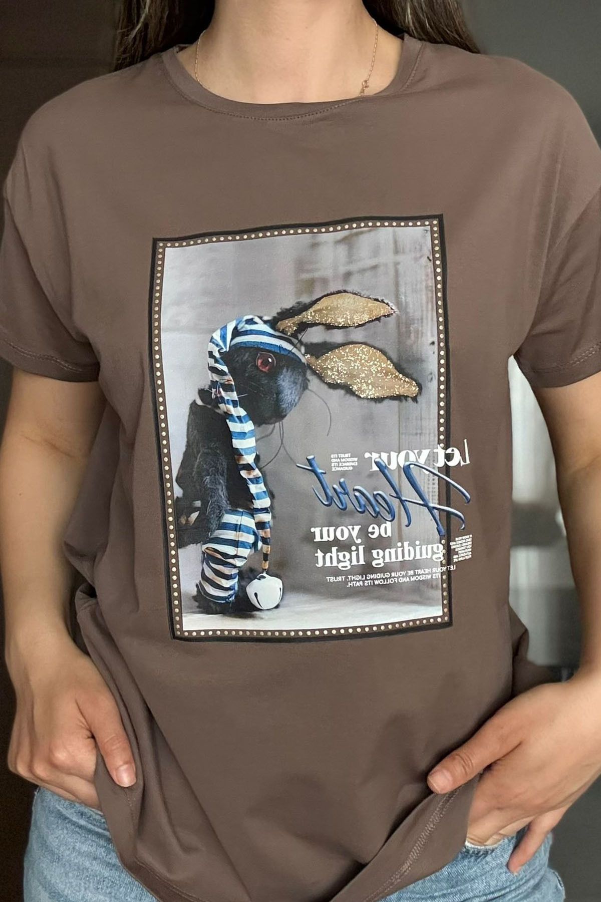 moryconcept Tişört Baskılı Basic T-Shirt 1.sınıf Kalite