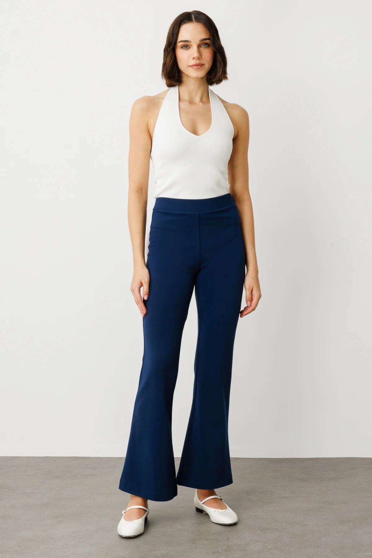 ON TRİKO Fitilli İspanyol Paça Pantolon 54166-25