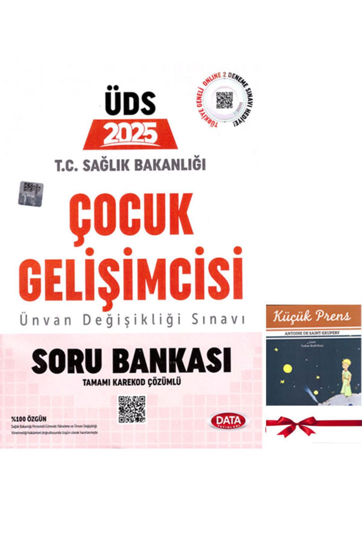 Data Yayınları 2025 ÜDS Sağlık Bakanlığı ÇOCUK GELİŞİMCİSİ Soru Kitabı Türkiye Geneli Online 2 Deneme Sınavı Hediye