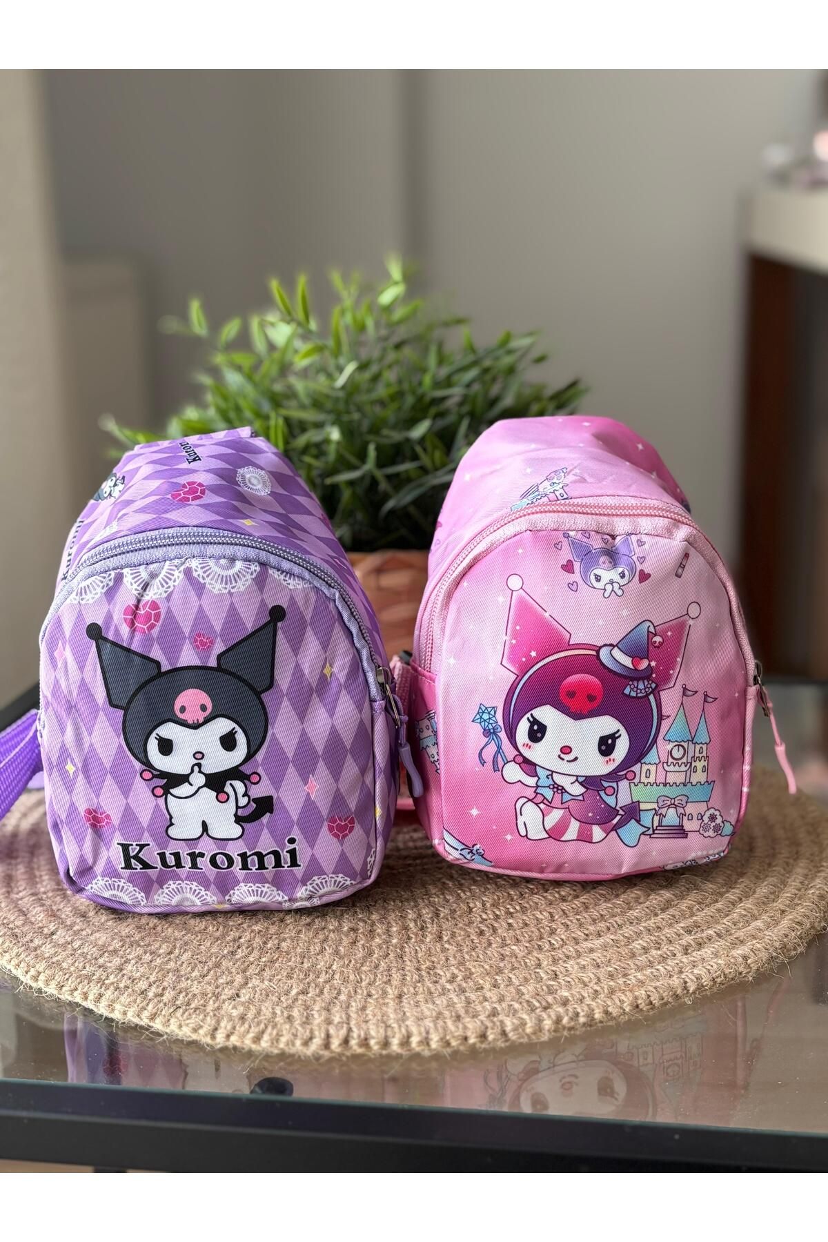 synshop Kuromi kız çocuk çapraz çanta yan çanta kız çocuk hediye
