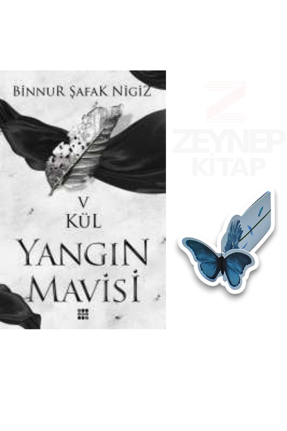 Dokuz Yayınları Yangın Mavisi 5 Kül - Binnur Şafak Nigiz(Özel Tasarım Kelebek Ayraç Hediye)