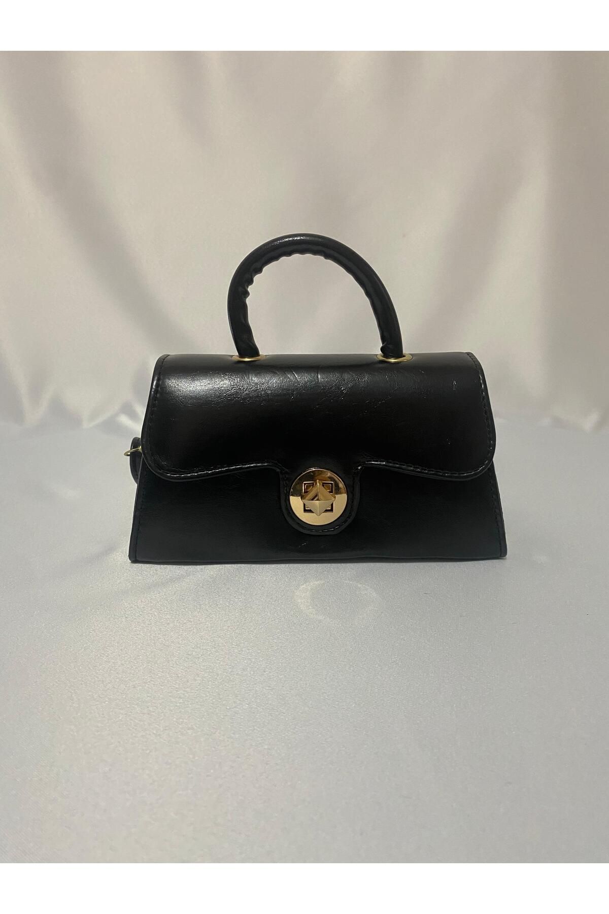 Liel Bags SİYAH MİNİ EL VE OMUZ ÇANTASI