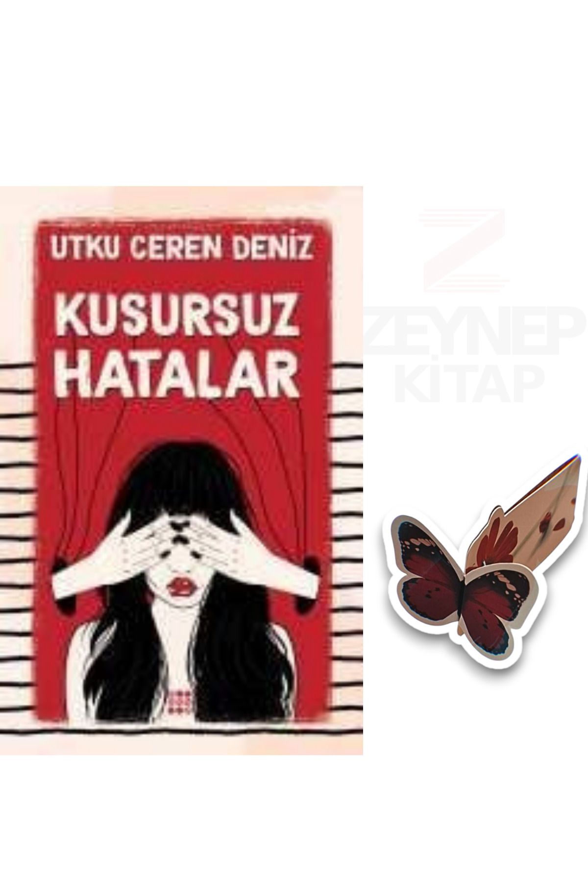 Dokuz Yayınları Kusursuz Hatalar - Utku Ceren Deniz(Özel Tasarım Kelebek Ayraç Hediye)