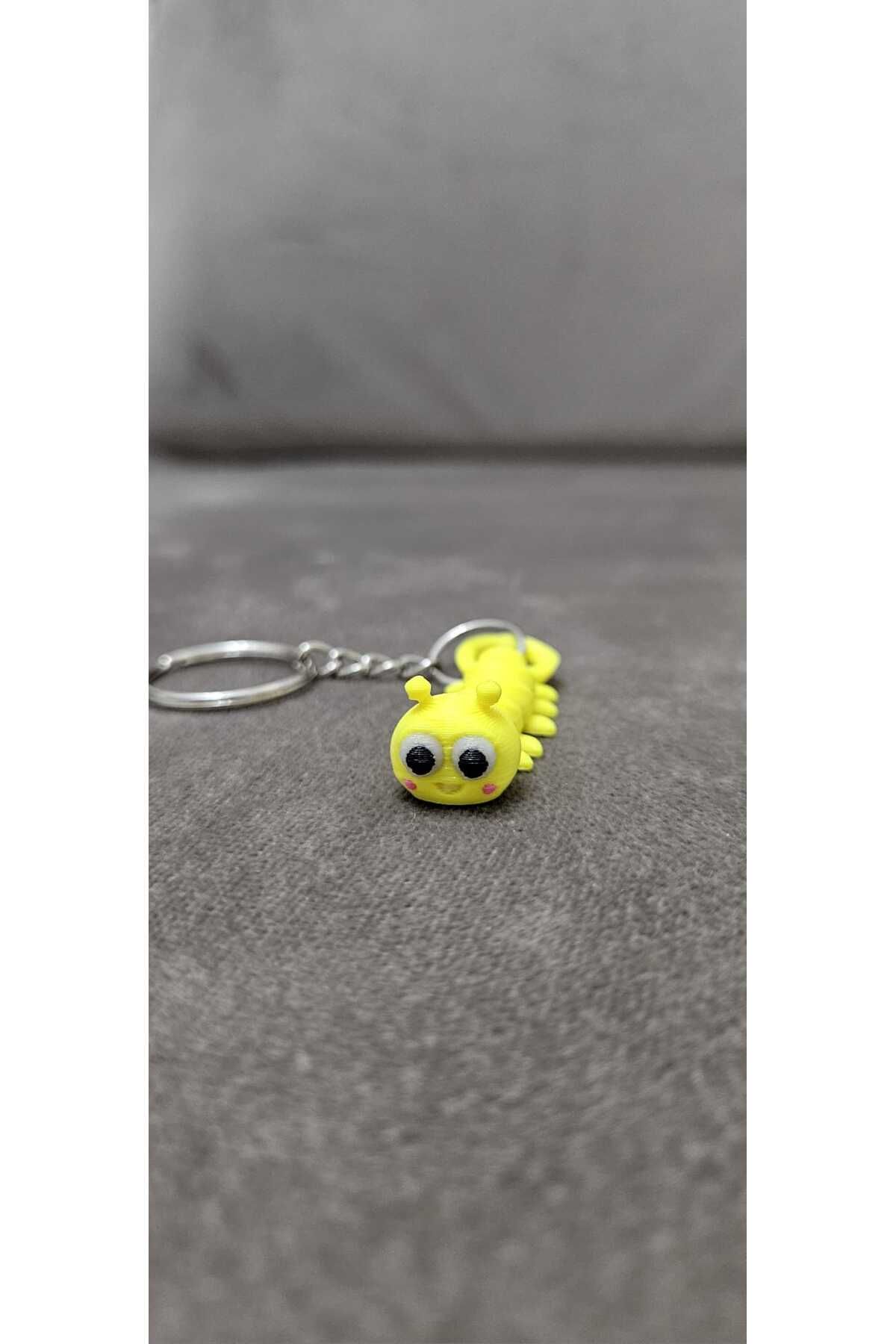 ARGÜN CRAFT Hareketli Tırtıl Anahtarlık