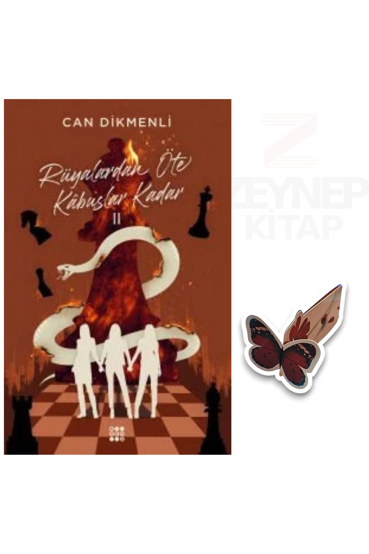 Dokuz Yayınları Rüyalardan Öte Kabuslar Kadar 2 - Can Dikmenli(Özel Tasarım Kelebek Ayraç Hediye)