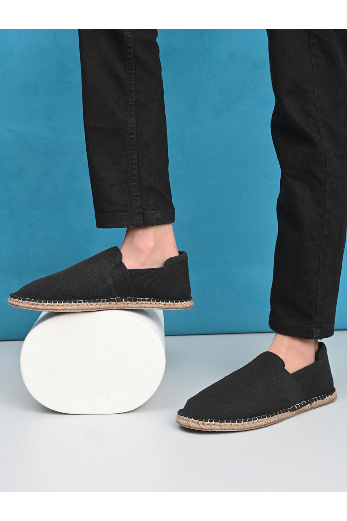 Styli-Jute Canvas Slip On Espadrilles 1