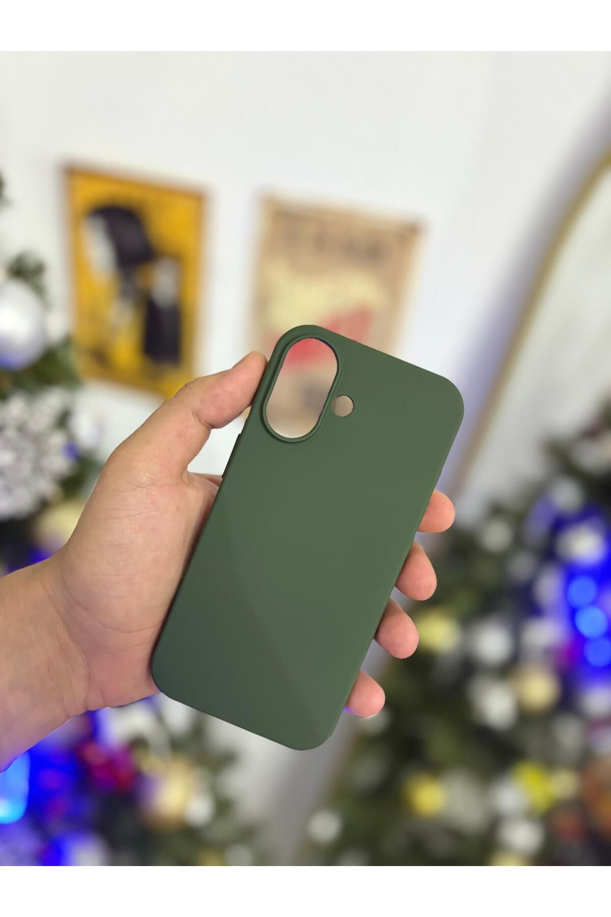 Kilif365 iPhone Uyumlu 16 Kadife İç Astarlı Lansman Serisi Şık Telefon Kılıfı