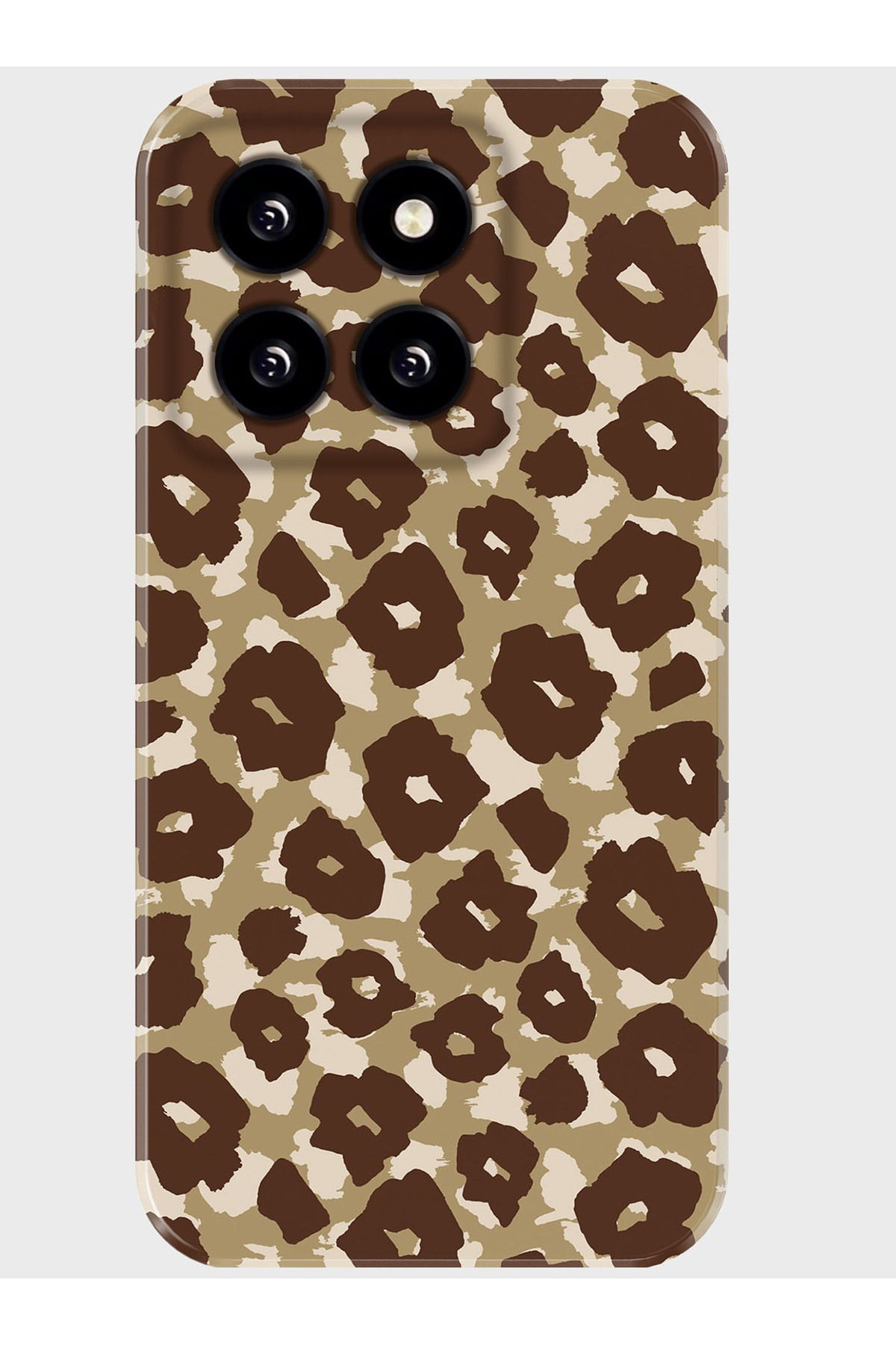 Activist Reeder S71 Kılıf Kamera Korumalı Baskılı Silikon Kapak - brownleopar