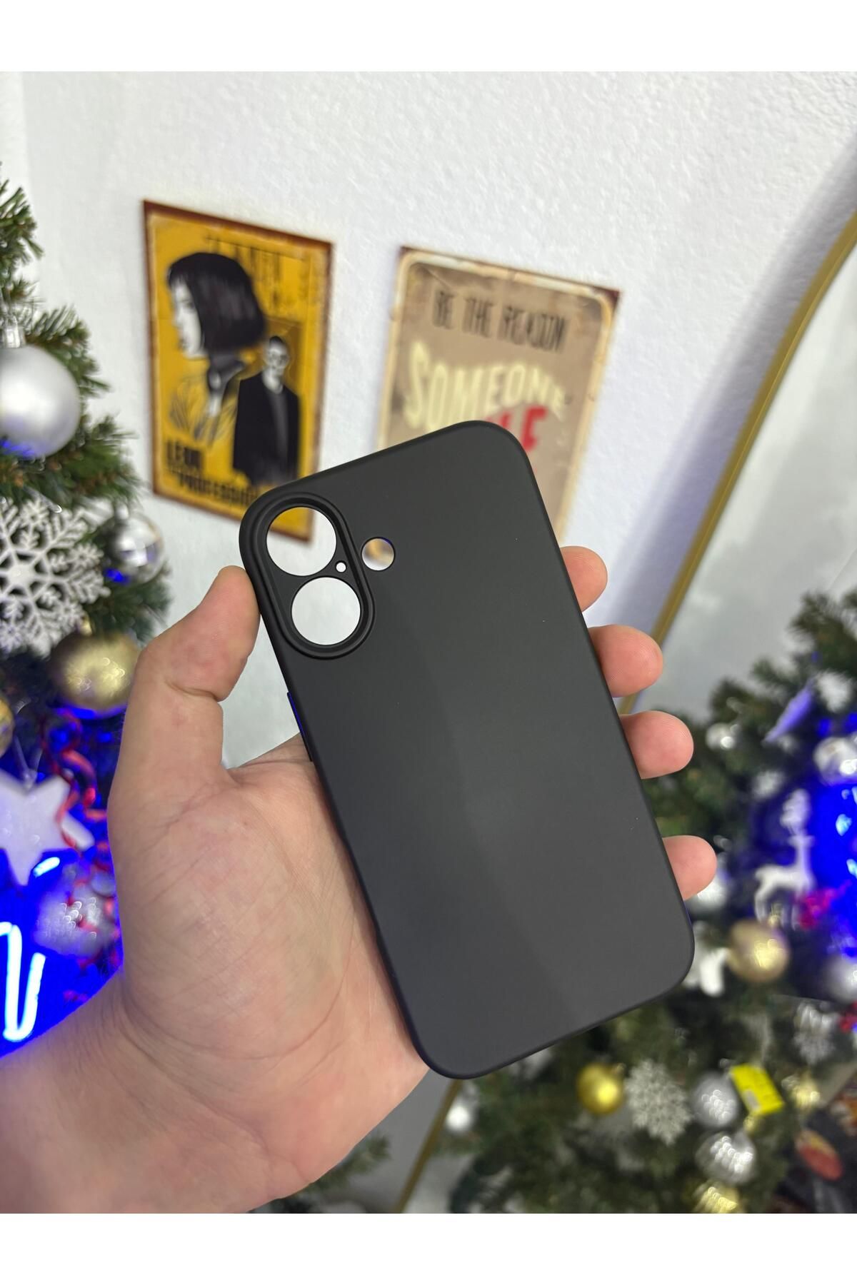 Kilif365 iPhone Uyumlu 16 Kadife İç Astarlı Lansman Serisi Şık Telefon Kılıfı