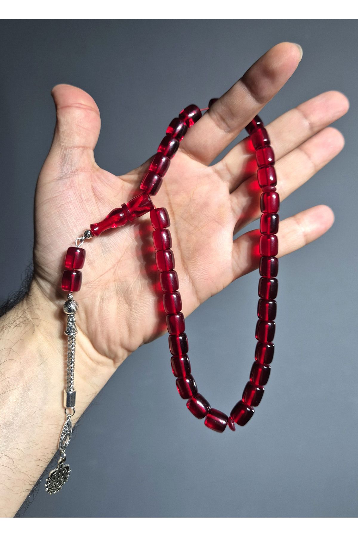 Buhara Stone ATEŞ KEHRİBAR TESBİH ( KESME )