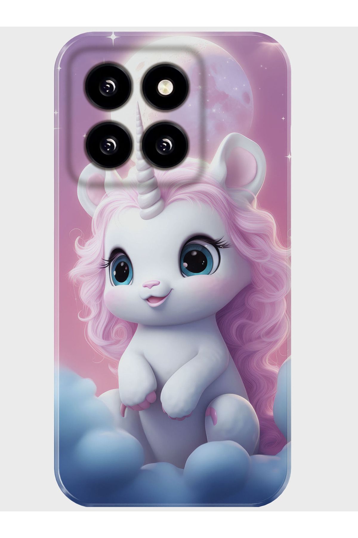 Activist Reeder S71 Kılıf Kamera Korumalı Baskılı Silikon Kapak - unicorn