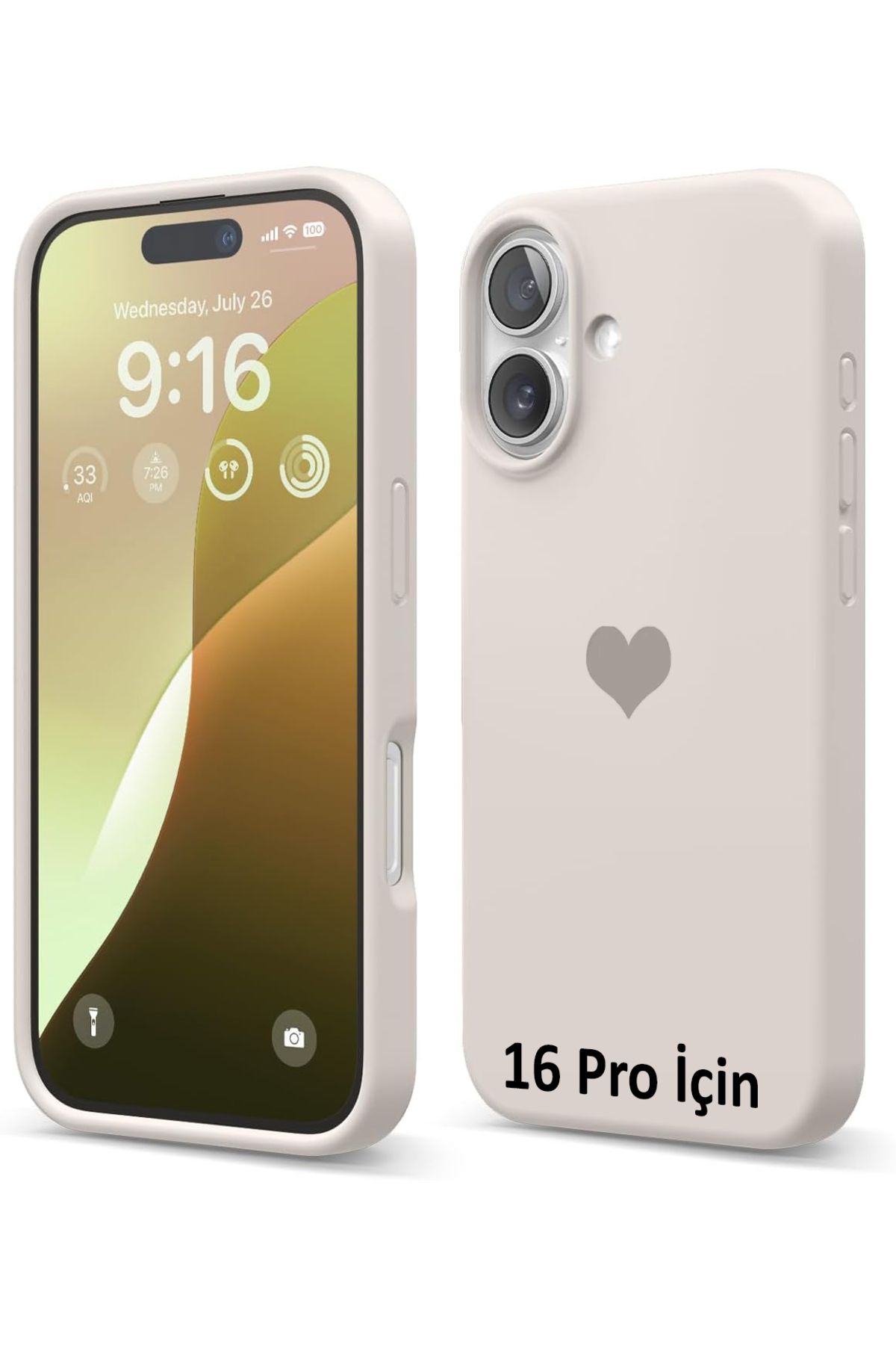 GAGA ELEKTRONİK İphone 16 Plus Için Silikon Darbeye Dayanıklı Mikrofiber Astarlı Koruyucu Kılıf