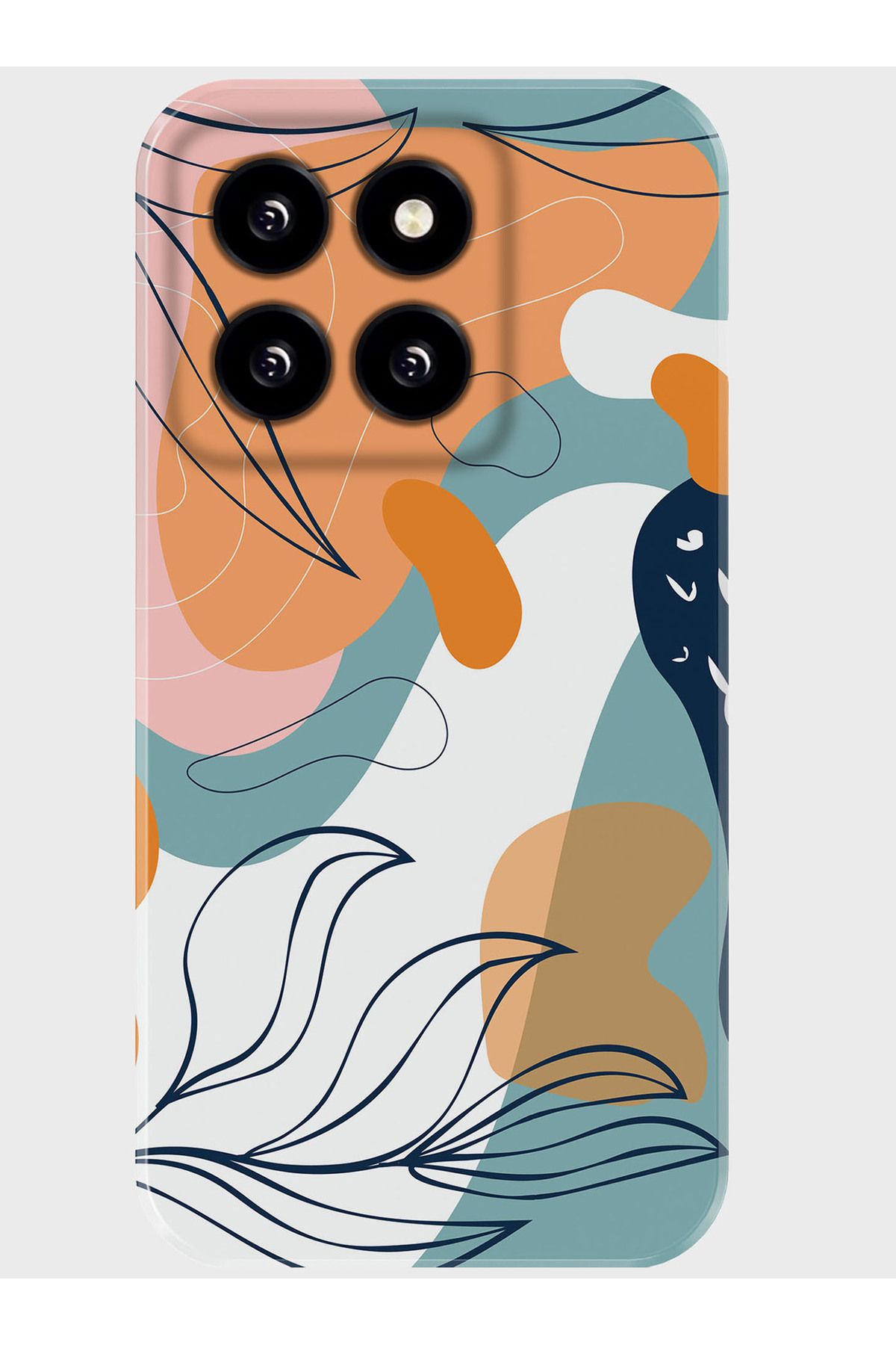 Activist Reeder S71 Kılıf Kamera Korumalı Baskılı Silikon Kapak - modernart
