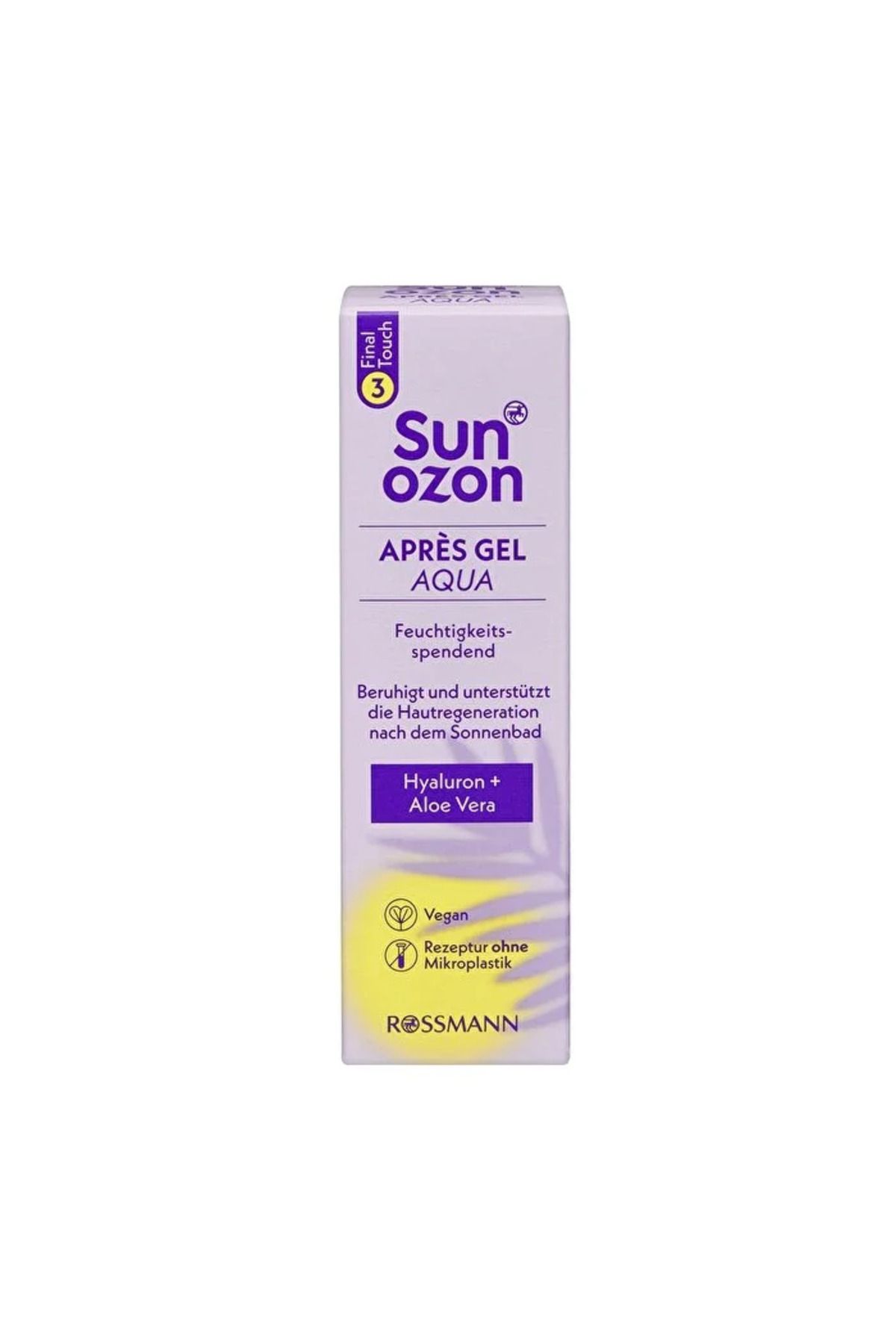 SunOzon Purple Güneş Sonrası Jel - Hyaluron+Aloe Vera - 50 ml