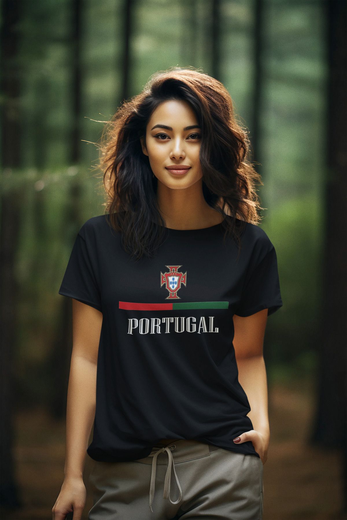 Biy Store Portekiz milli takım forma baskılı unisex kısa kollu kadın erkek tişört t-shirt