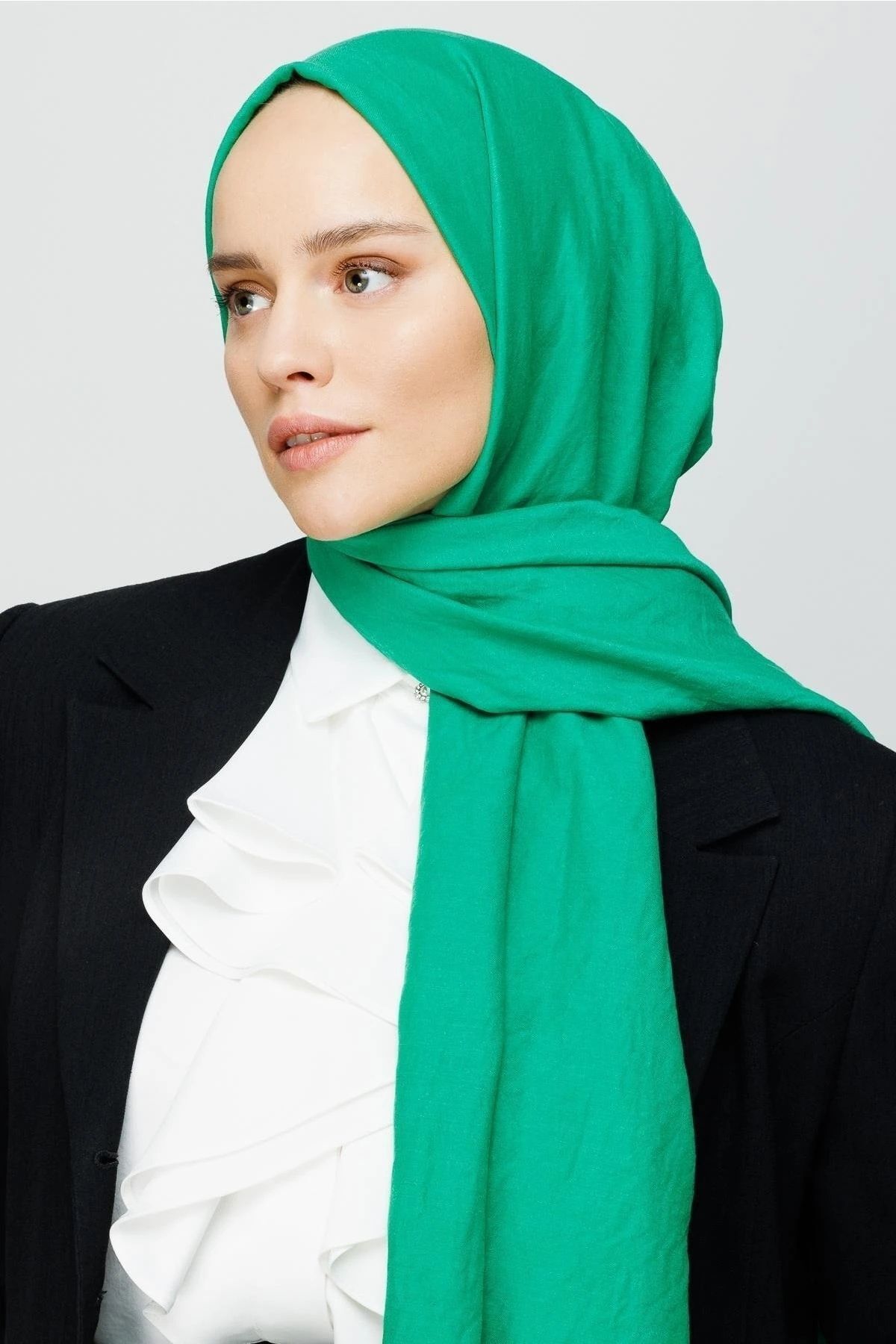 MENESSA Pamuk Soft Şal Yeşil