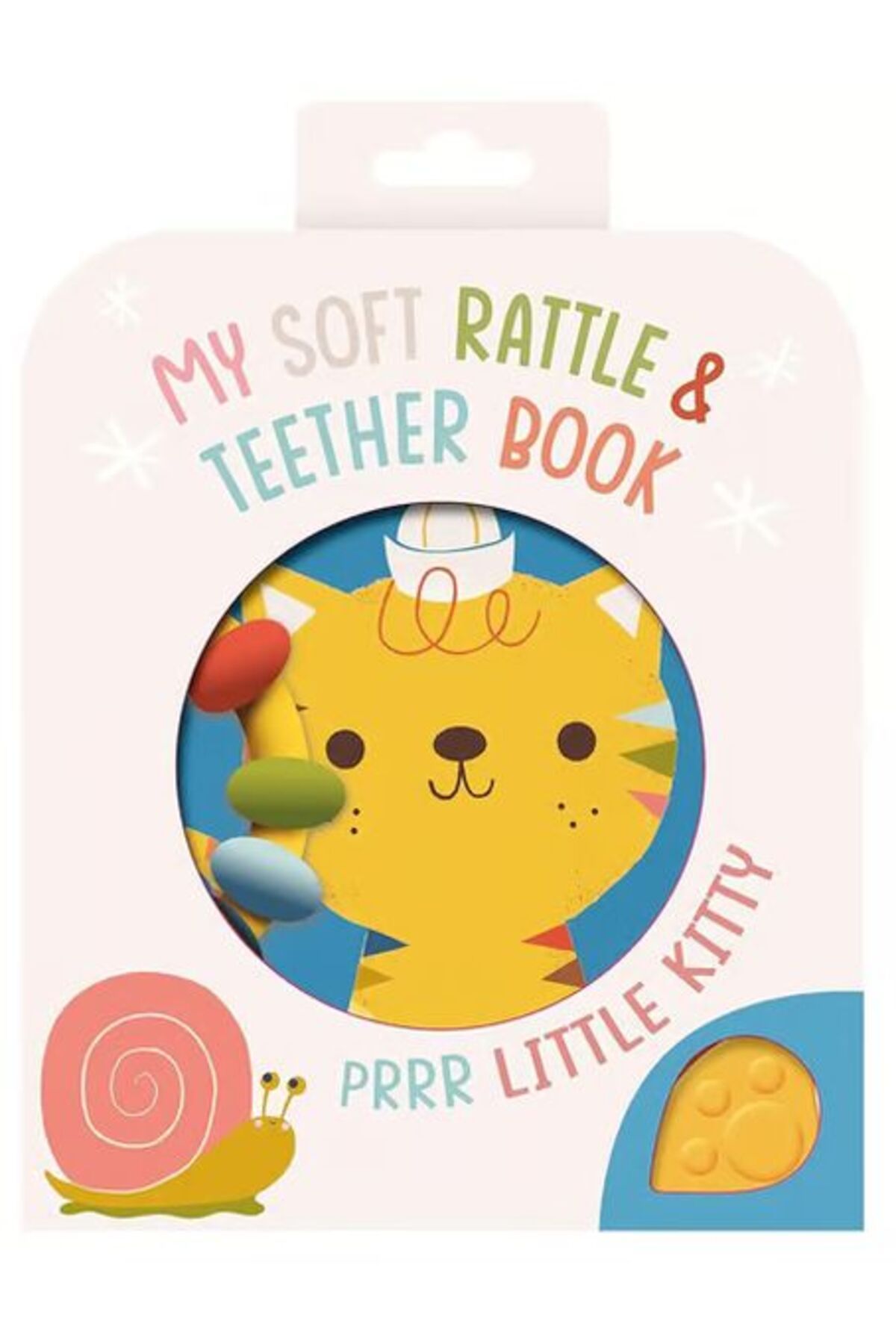 Yoyo Books My Soft Rattle and Teether: Purr! Cat