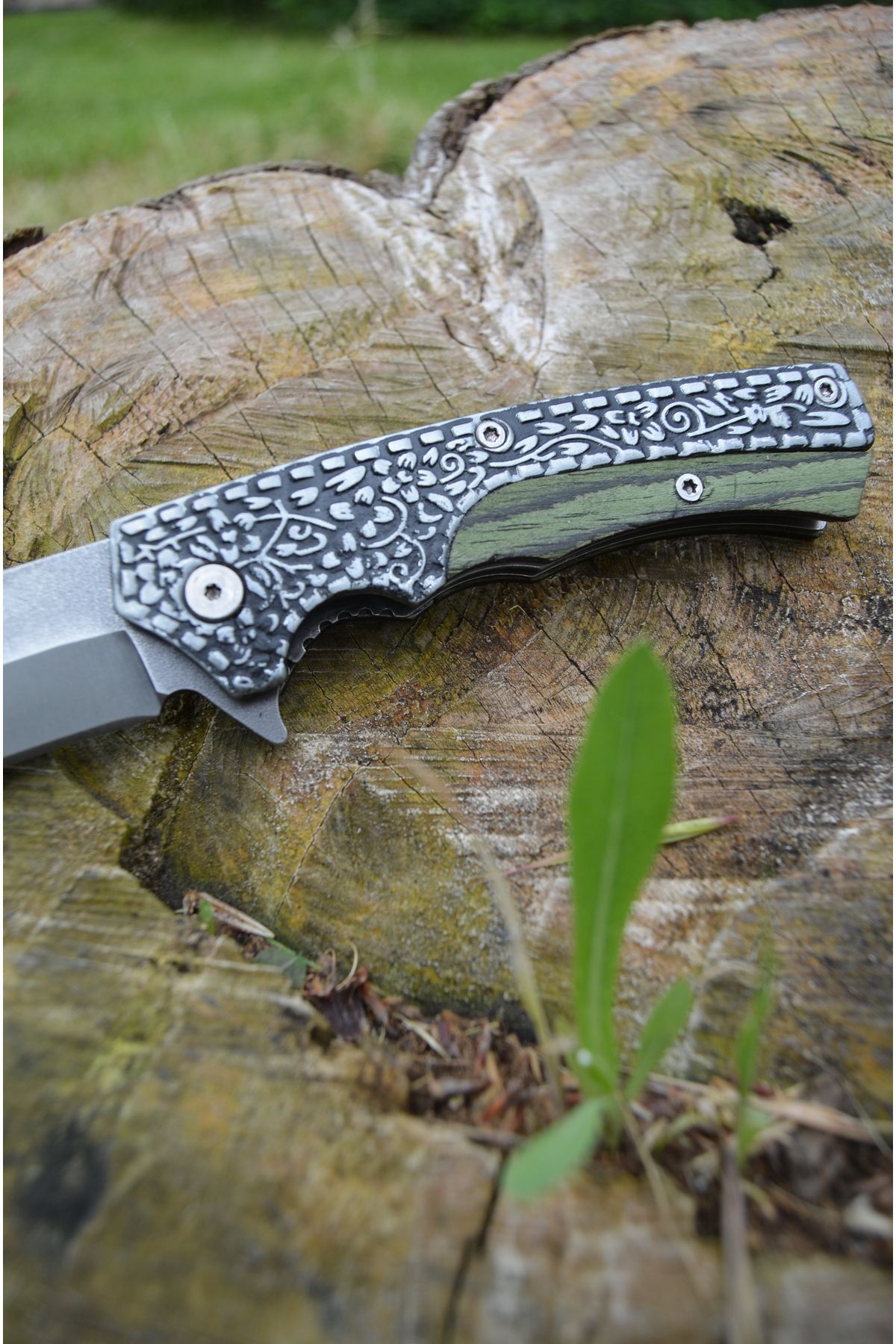 BIÇAK DOĞADA ATAK Bushcraft Model Özel Üretim- 4116 Kamp Çakısı - (Kişiye Özel Yazı, İsim)