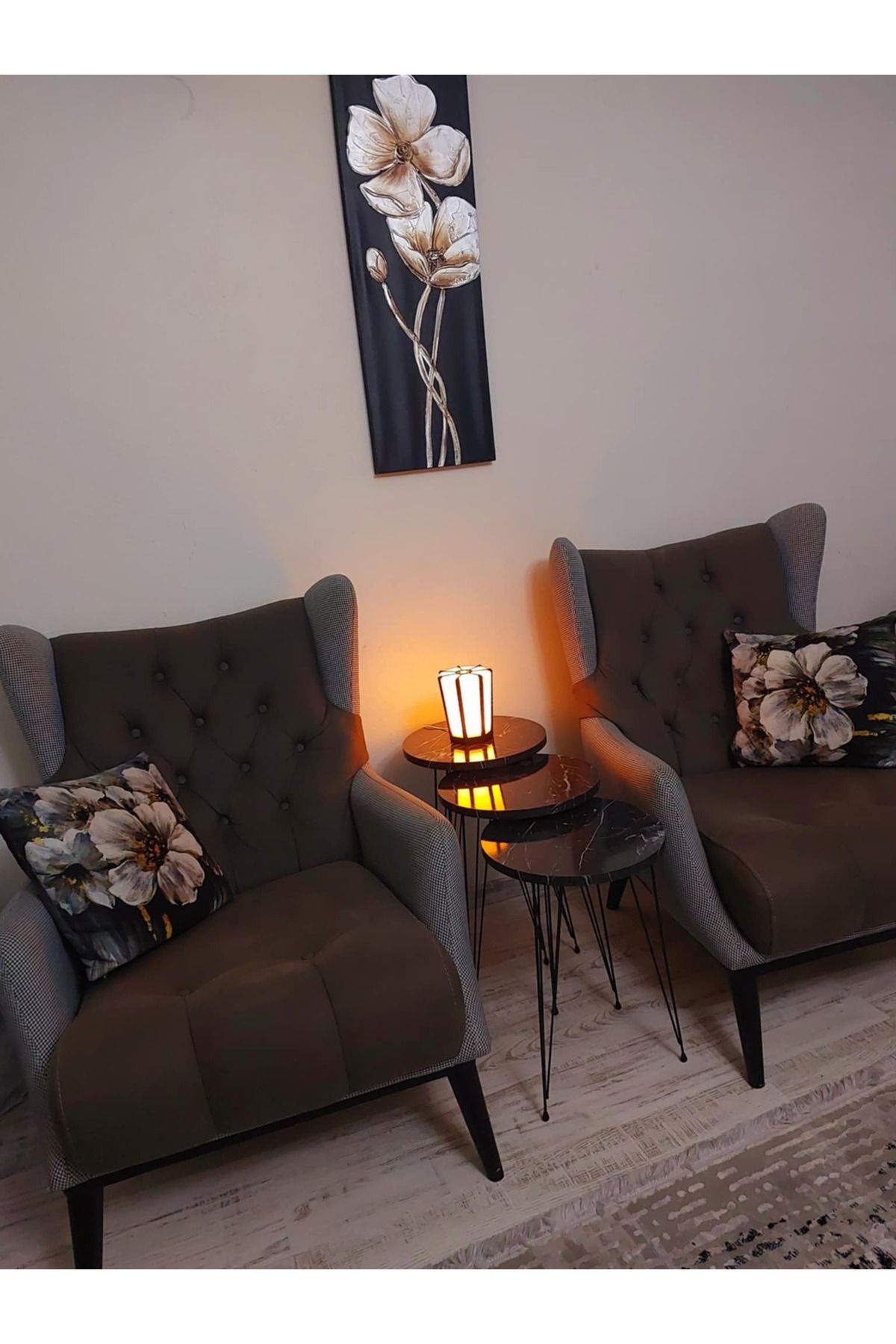 SÜPÜRGE ATÖLYESİ Fener Modeli Dekoratif RGB Ledli Abajur -Gece Lambası