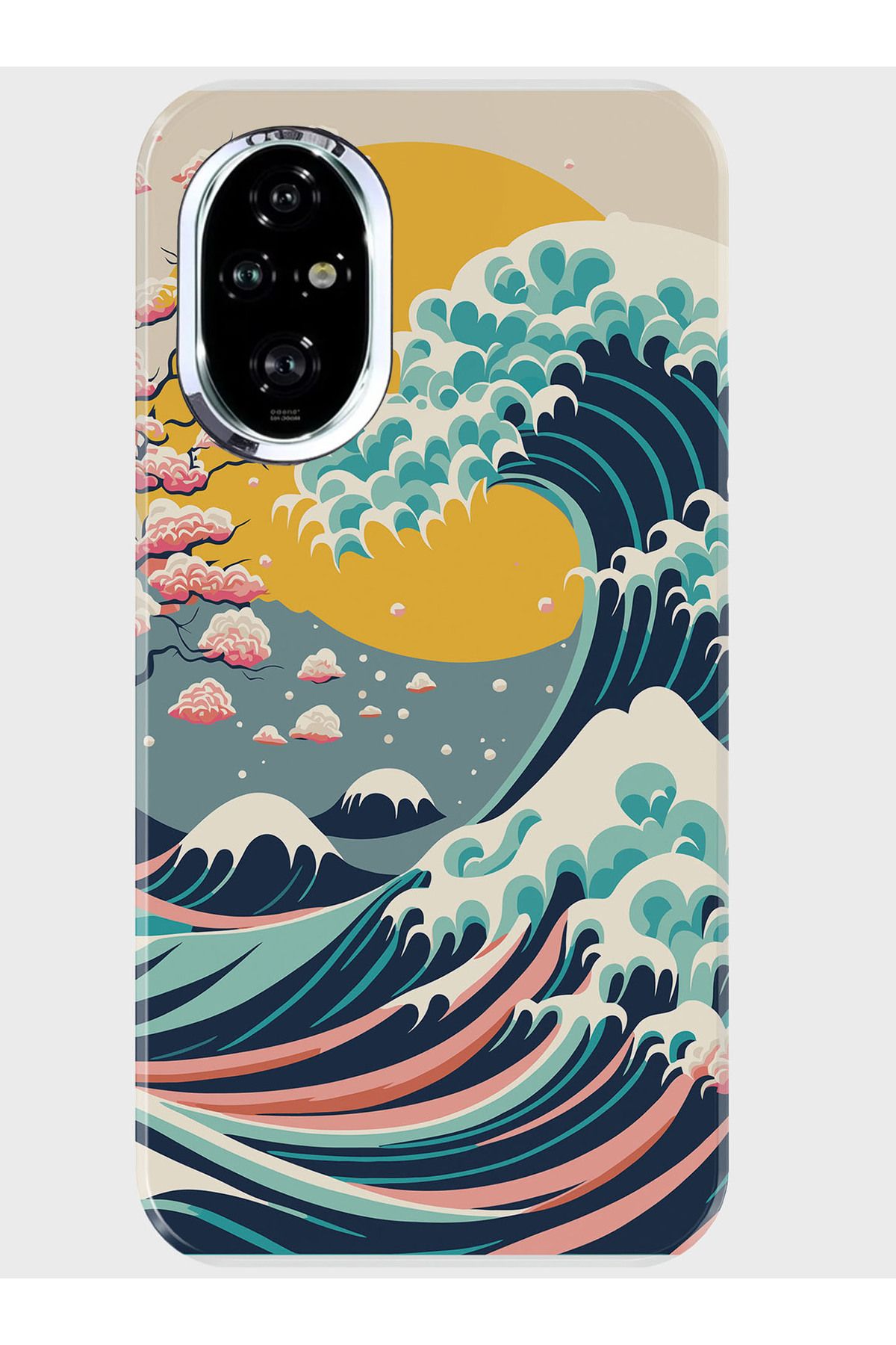 Activist Honor 200 Pro Kılıf Kamera Korumalı Baskılı Silikon Kapak - vs_wave_03