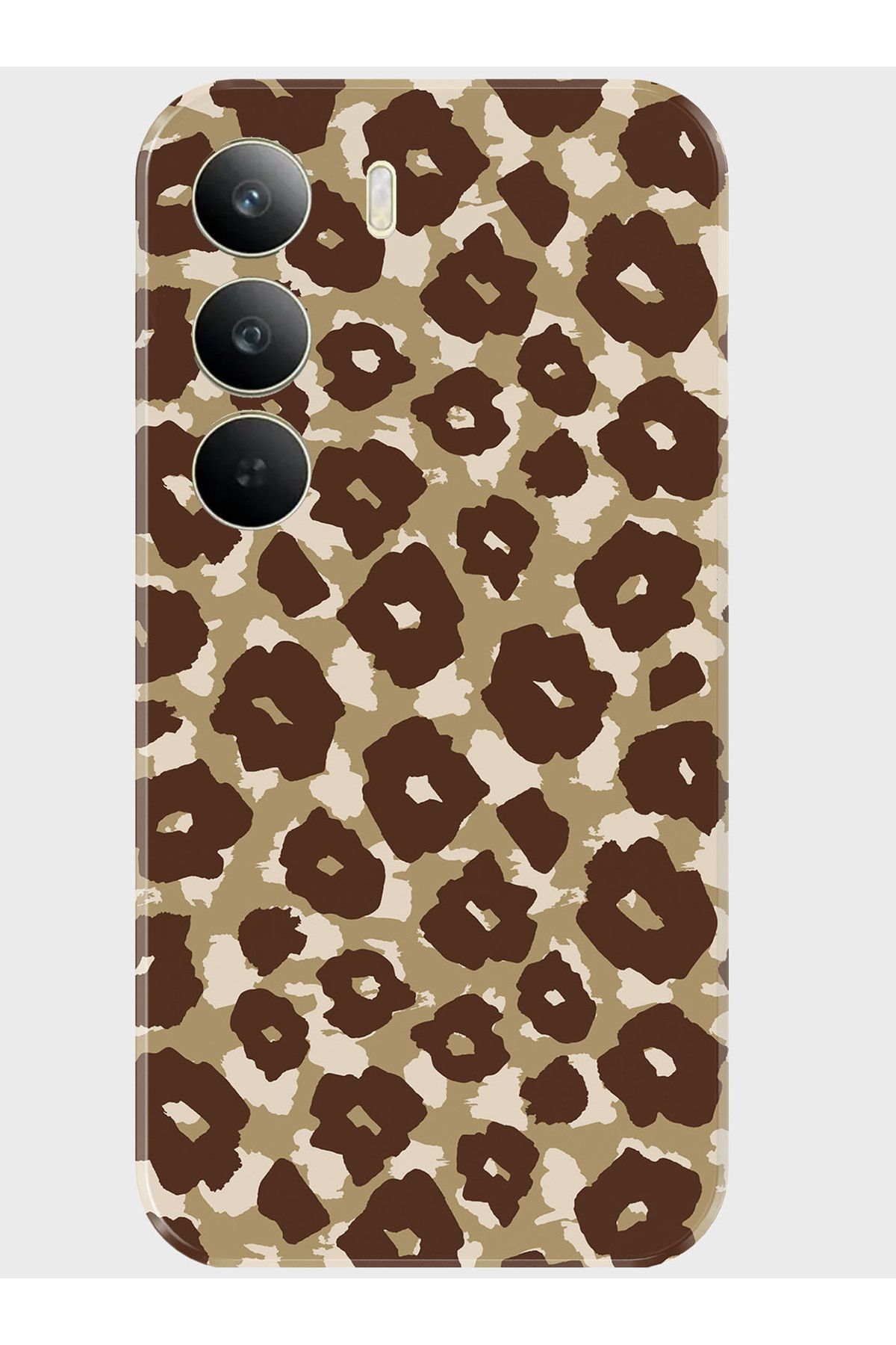 Activist Realme C75 Kılıf Kamera Korumalı Baskılı Silikon Kapak - brownleopar