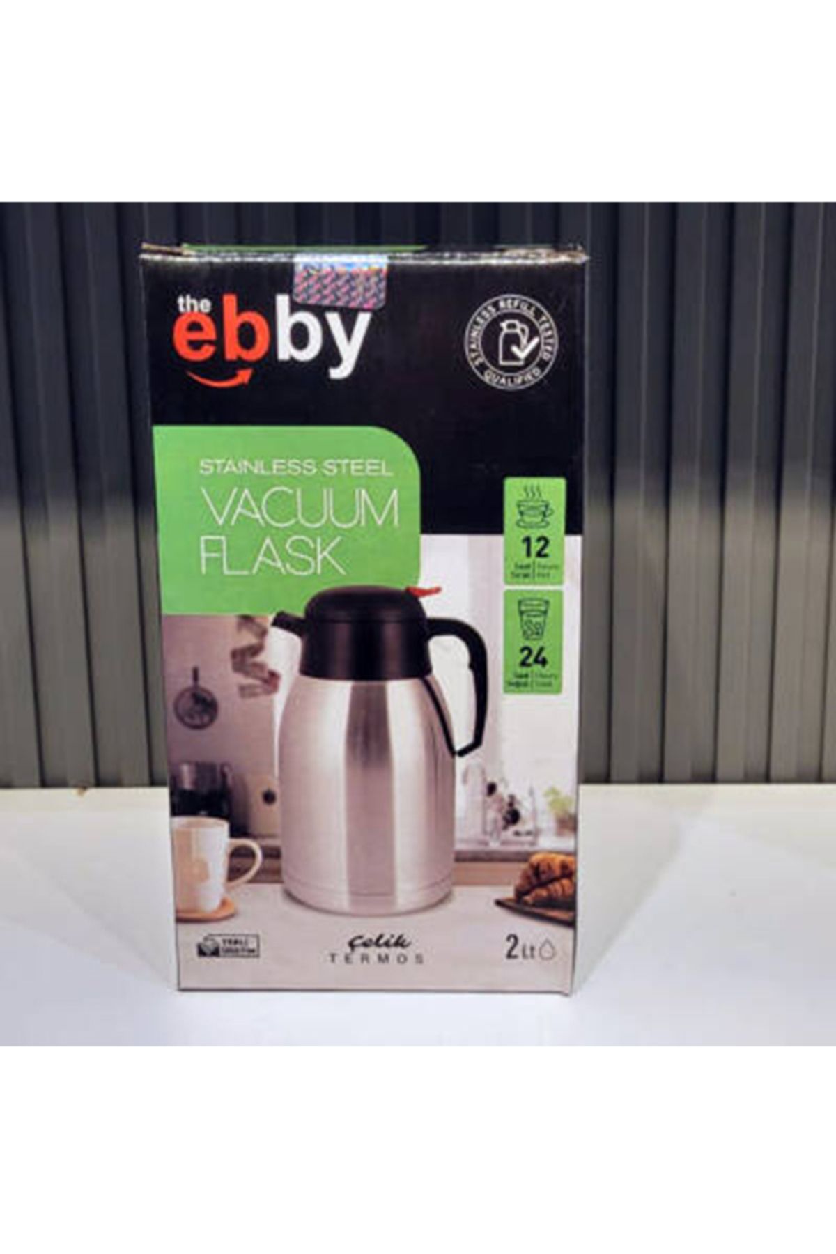 ebbystore Theebby Full Çelik 2 Litre Termos
