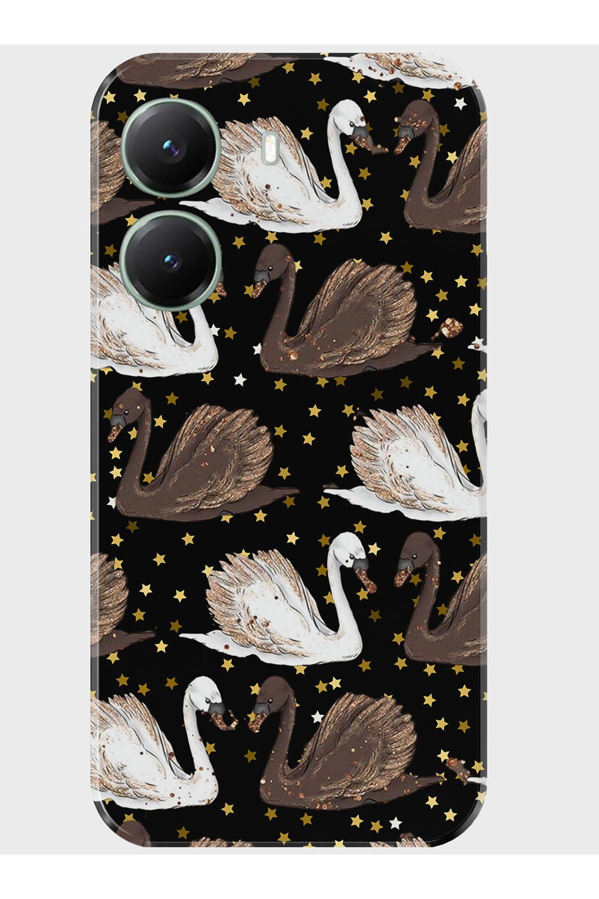 Activist Xiaomi Poco X7 Pro Kılıf Kamera Korumalı Baskılı Silikon Kapak - brownswan