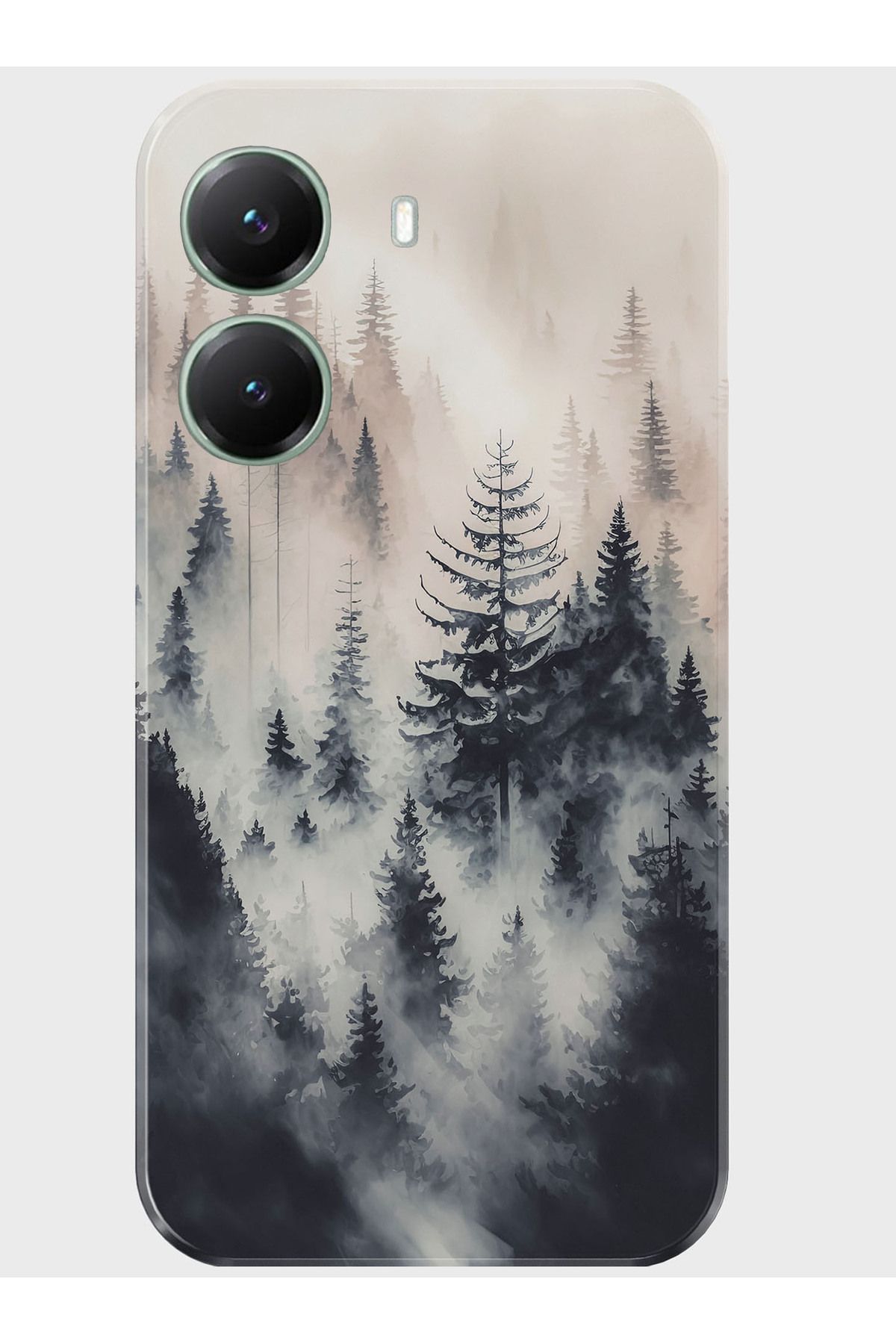 Activist Xiaomi Poco X7 Pro Kılıf Kamera Korumalı Baskılı Silikon Kapak - sisli